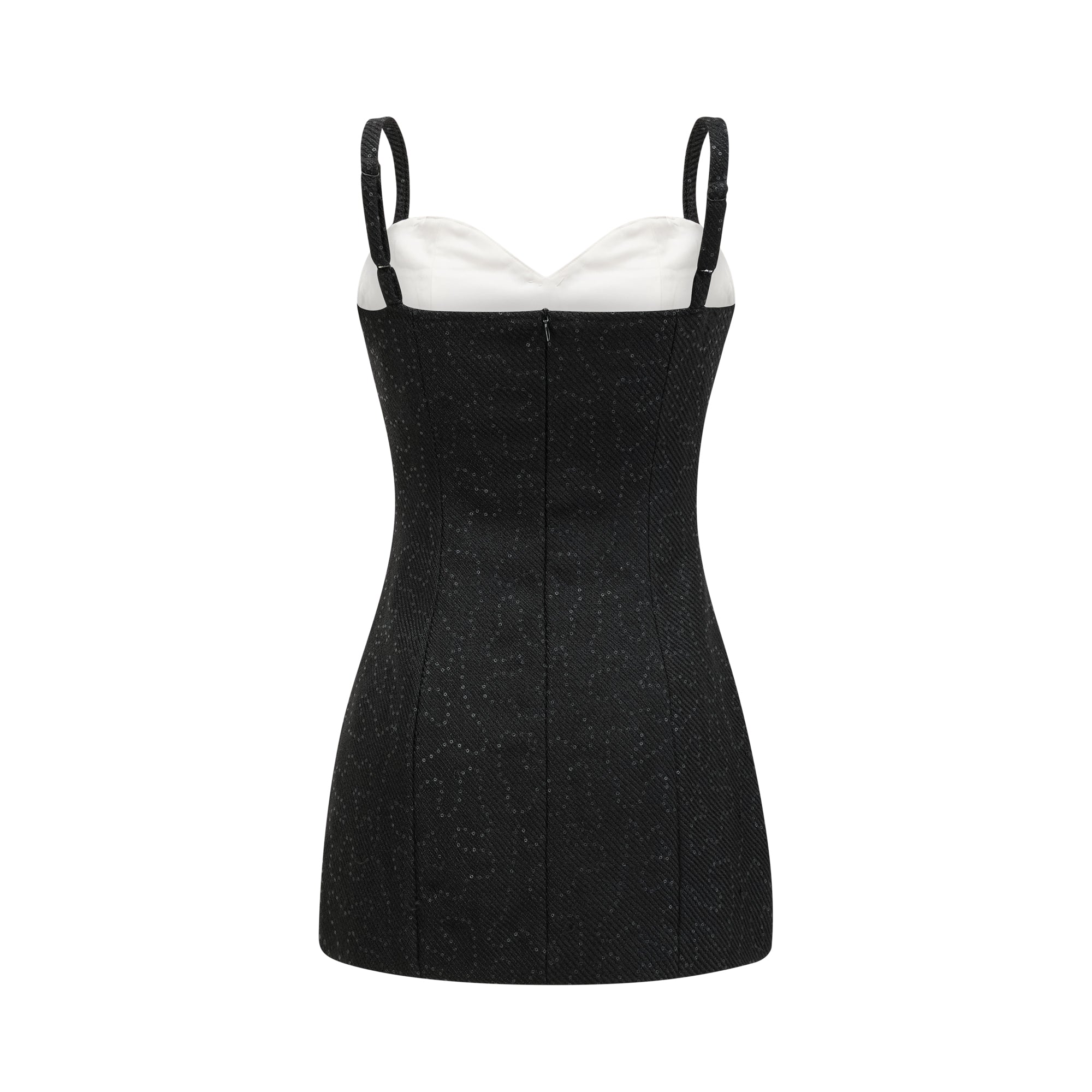 AMORE CRYSTAL SEQUIN COCKTAIL DRESS