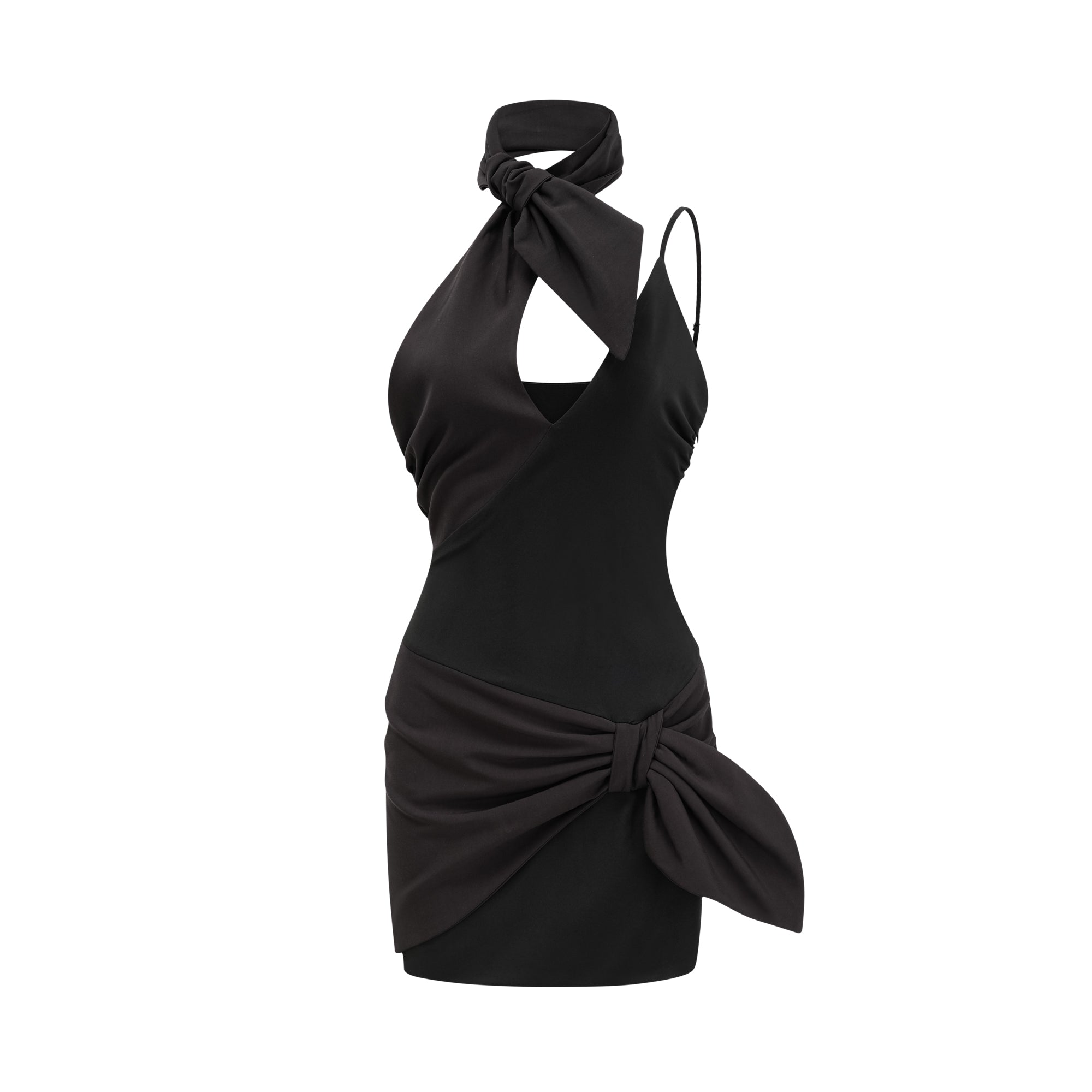 AMELIE ASYMMETRIC CROSSOVER DRESS FOR EVENTS