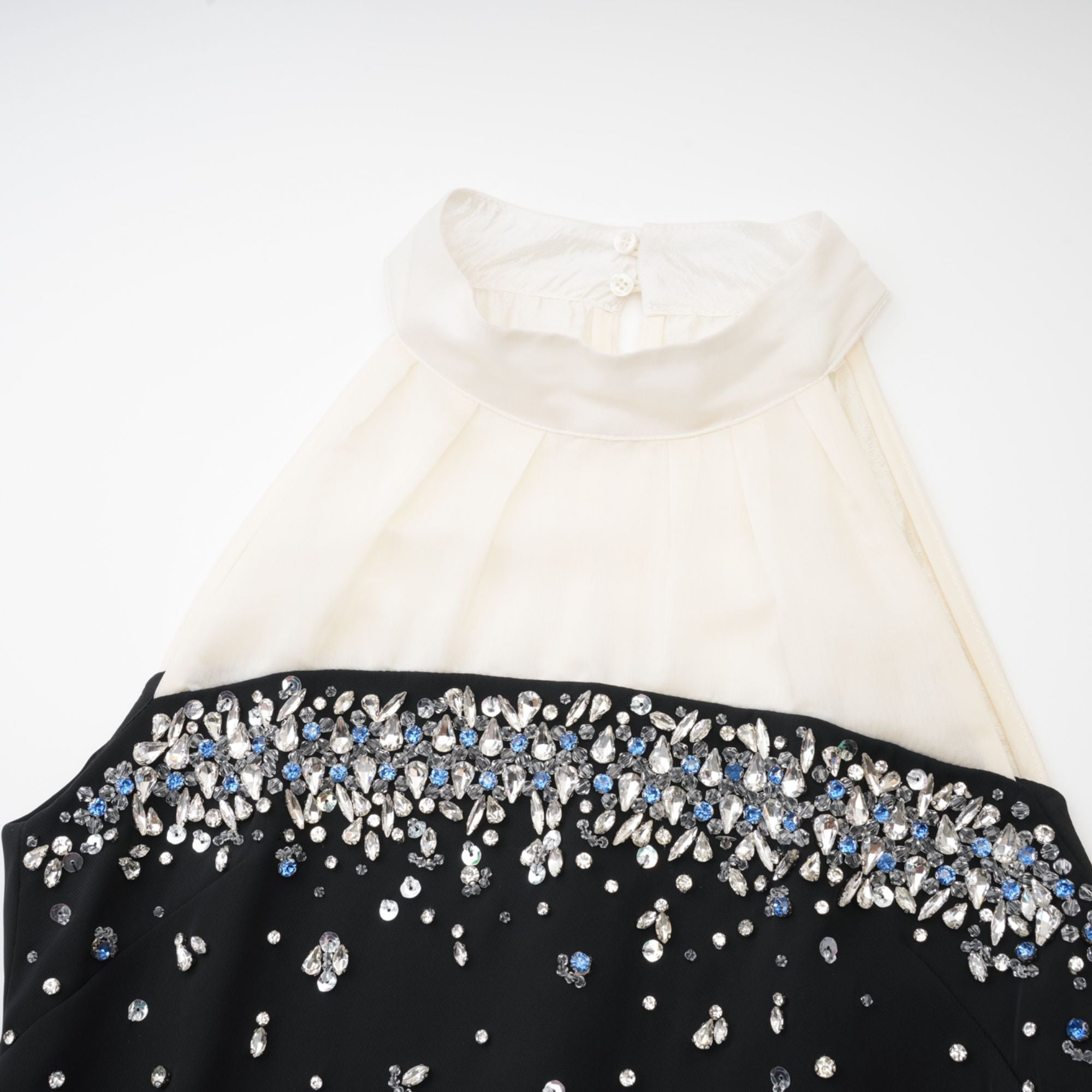 OCTAVIA CRYSTAL MINI DRESS FOR PARTY GLAM