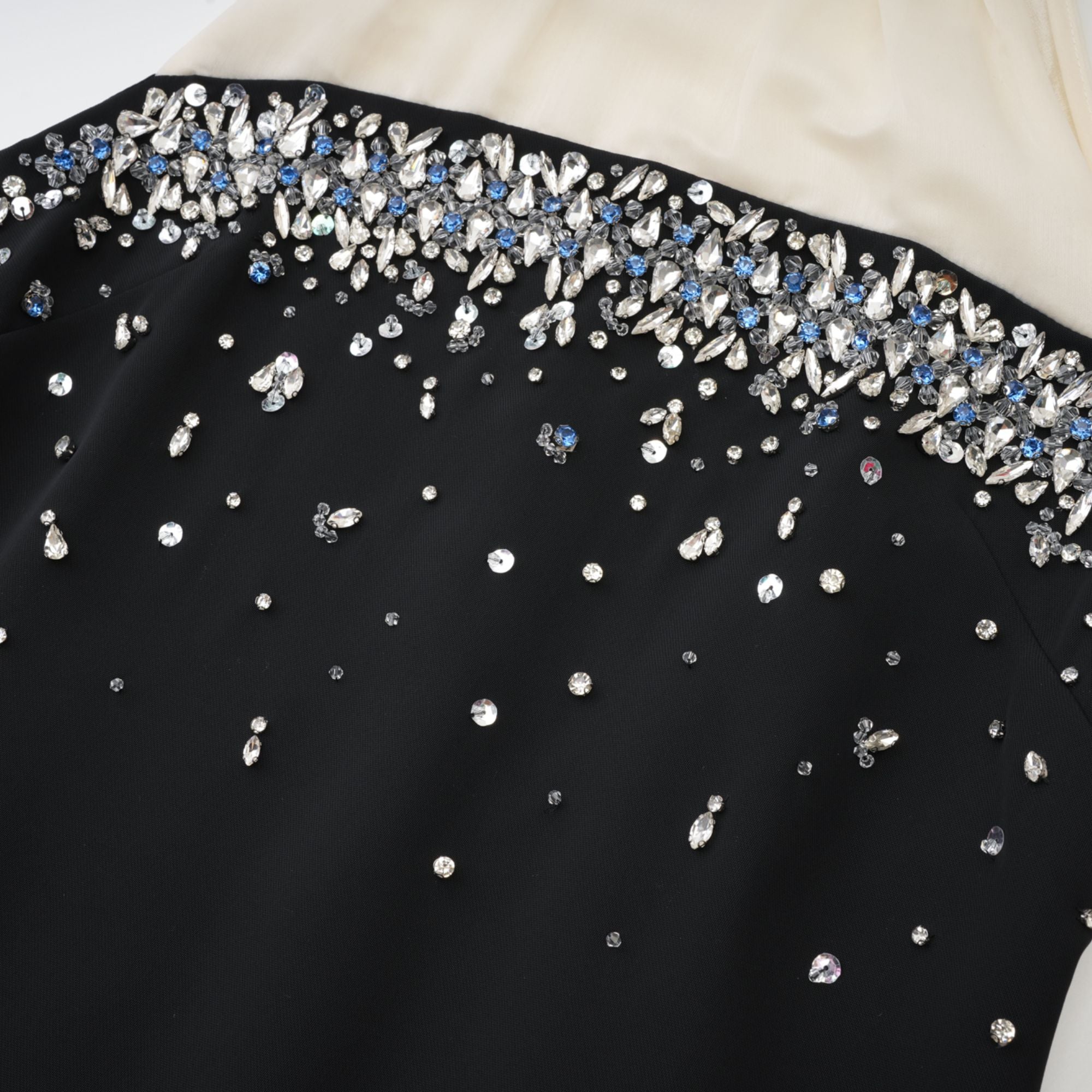 OCTAVIA CRYSTAL MINI DRESS FOR PARTY GLAM