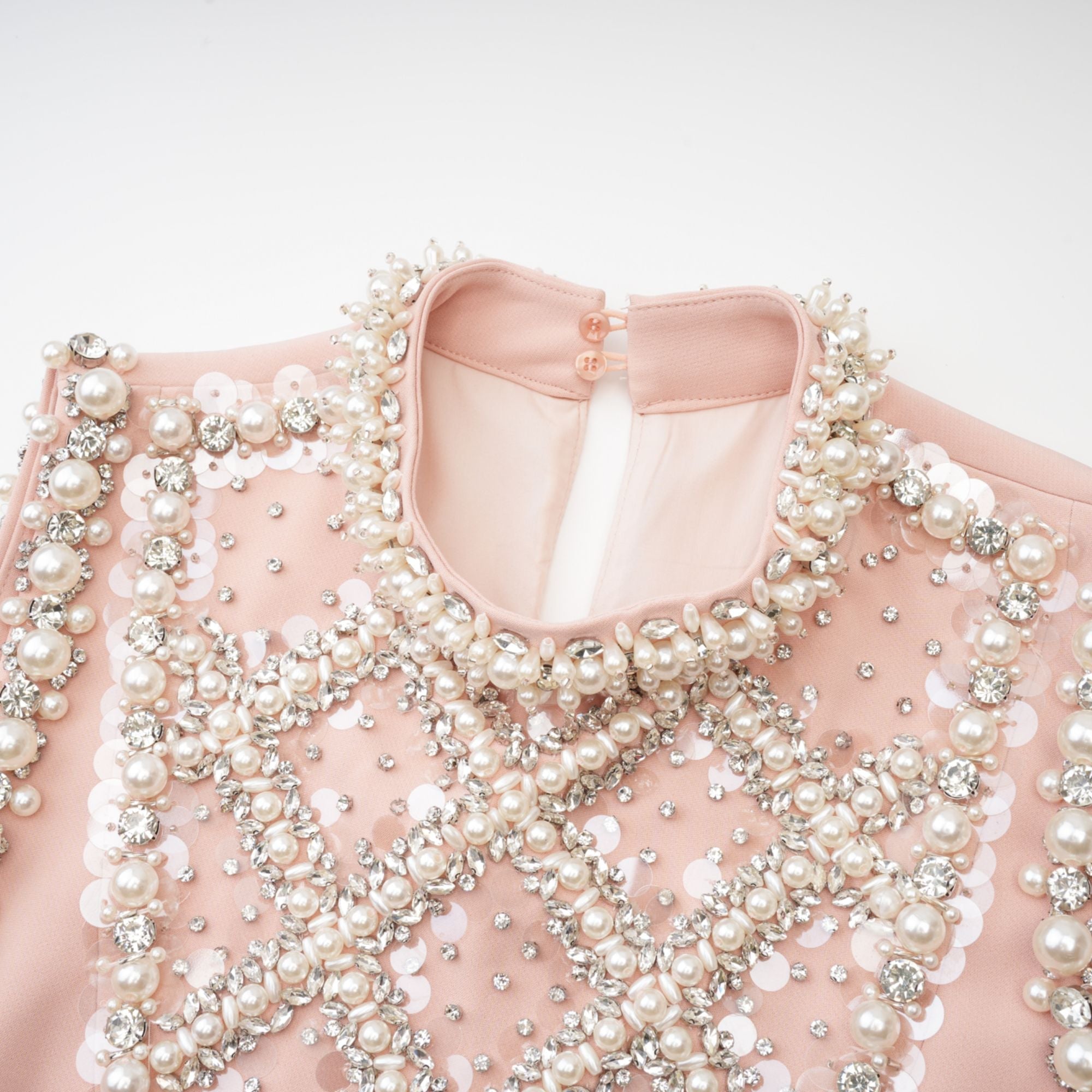 SNY07167 CESCA EMBELLISHED SLEEVELESS MINI DRESS