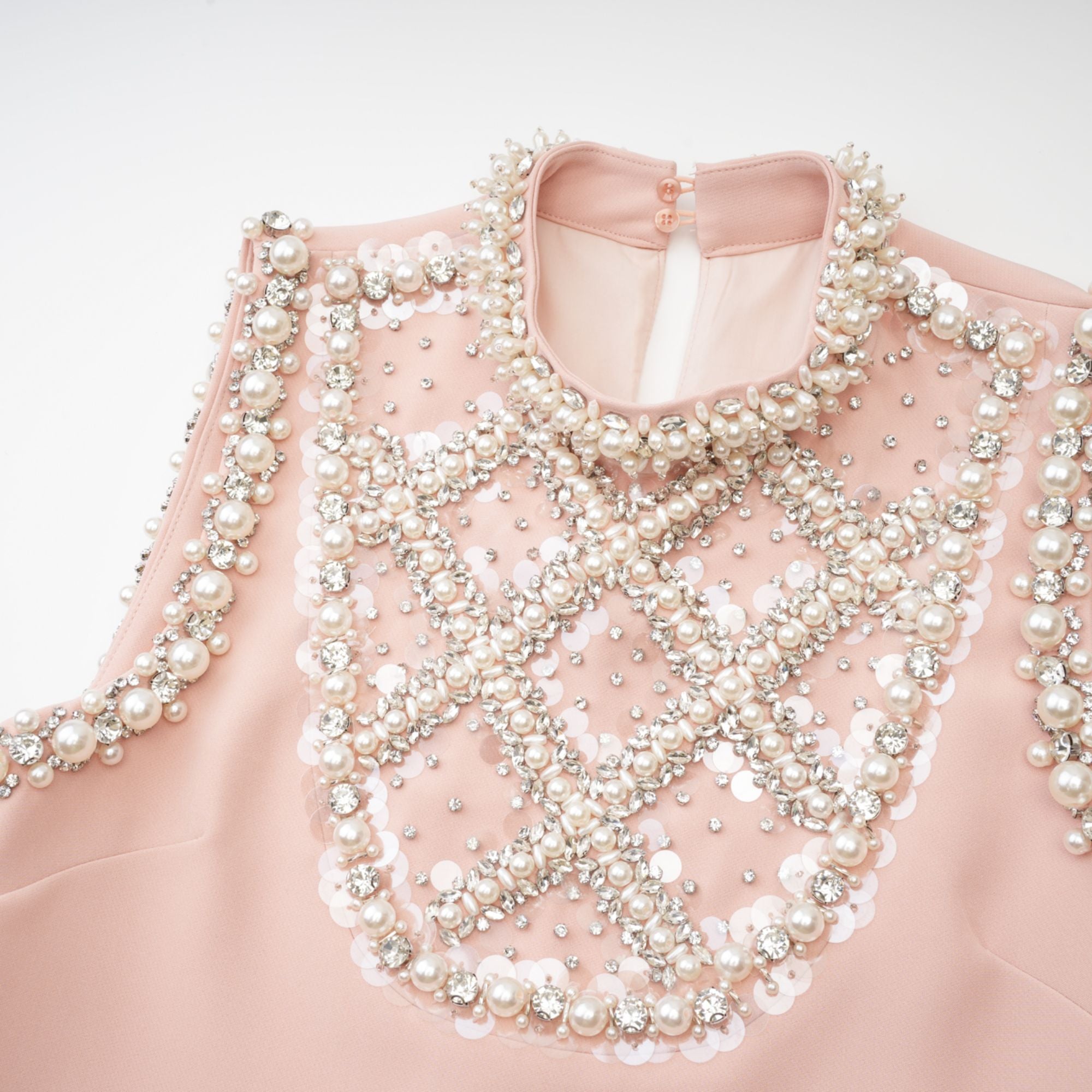 SNY07168 CESCA EMBELLISHED SLEEVELESS MINI DRESS