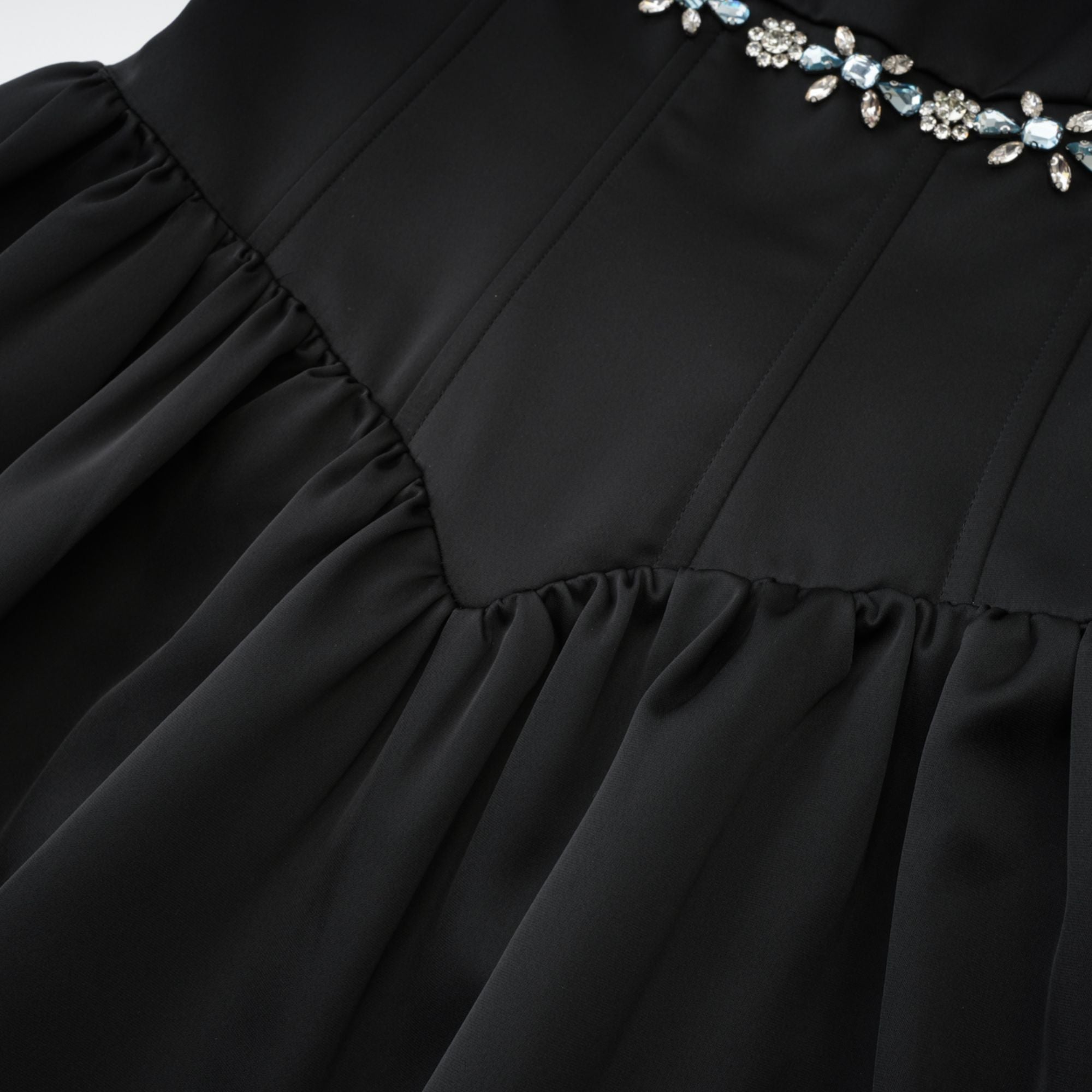 SNY07282 DELIA EMBELLISHED FLARE DRESS, FORMAL