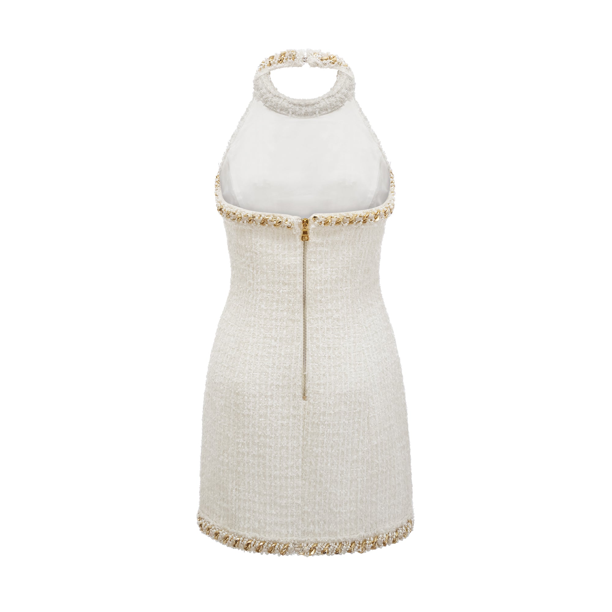 CESCA CRYSTAL TWEED MINI DRESS FOR EVENTS