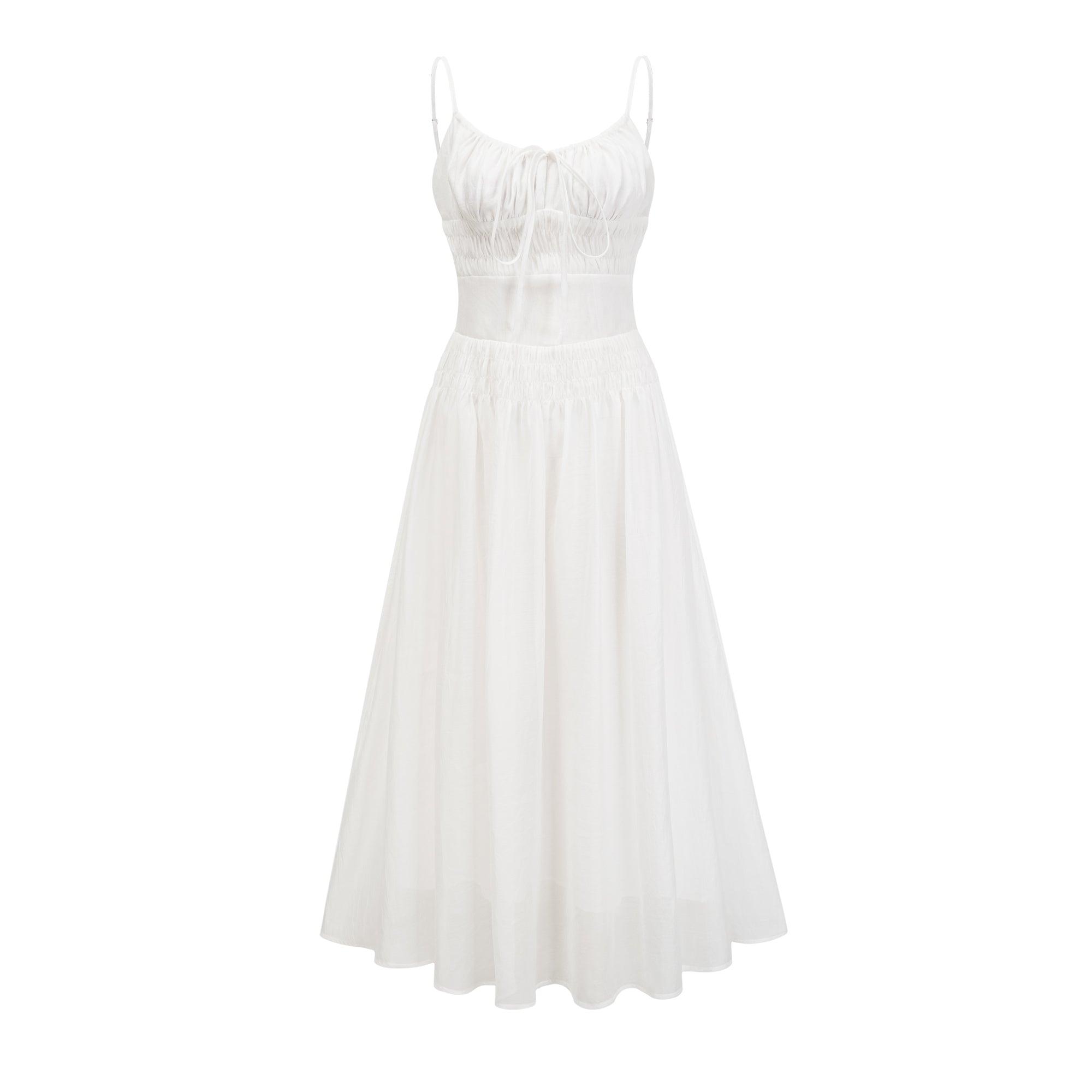 SANCIA SPAGHETTI STRAP LAYERED MAXI DRESS