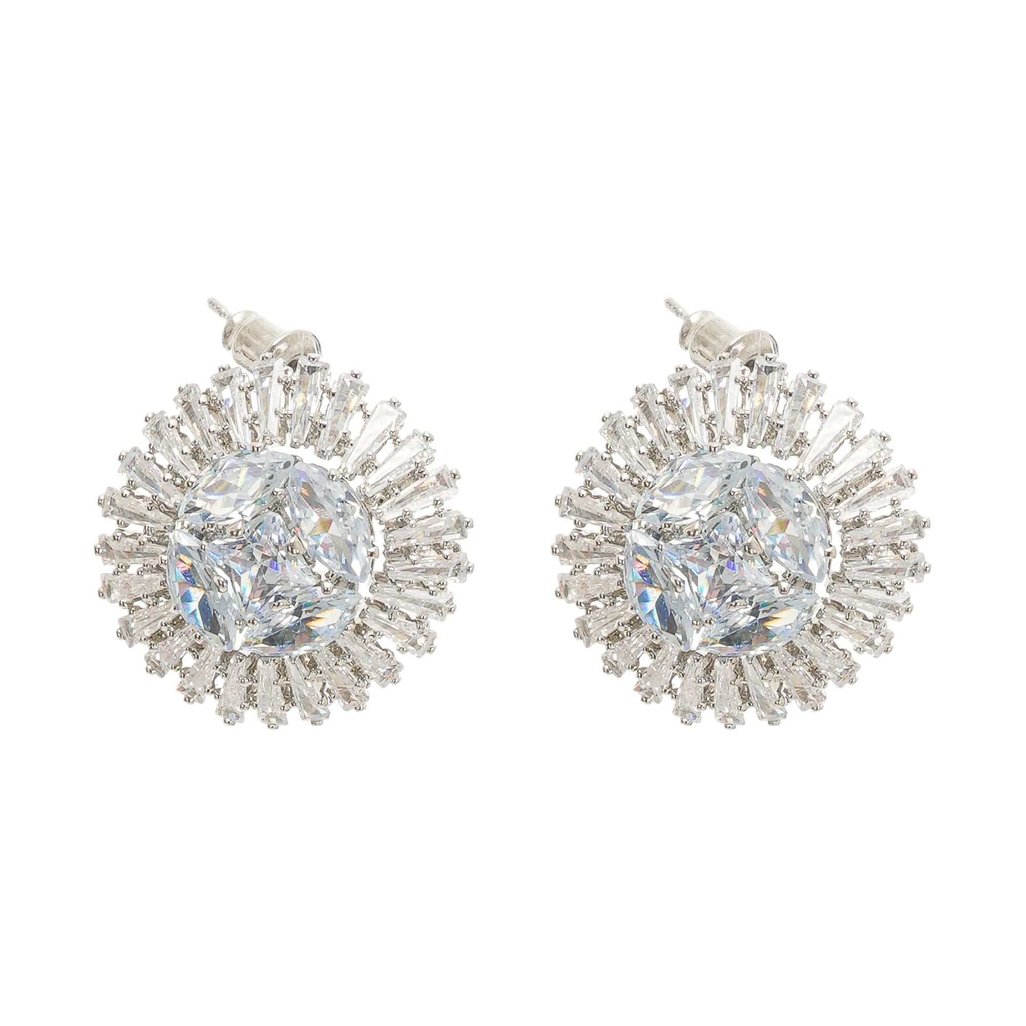 ELIDA CRYSTAL EARRINGS FOR WEDDING PARTY