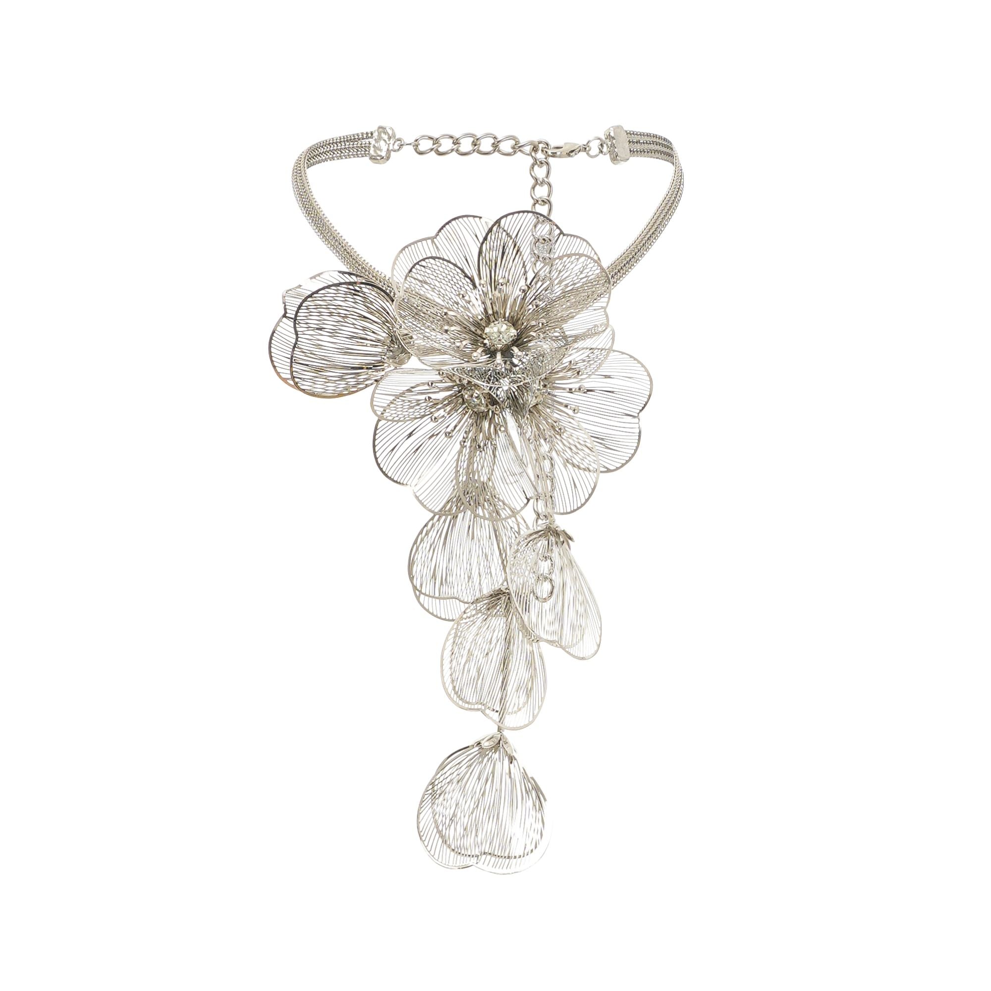 SNY07769 JOSEFINA FLORAL APPLIQUÉ NECKLACE GIFT