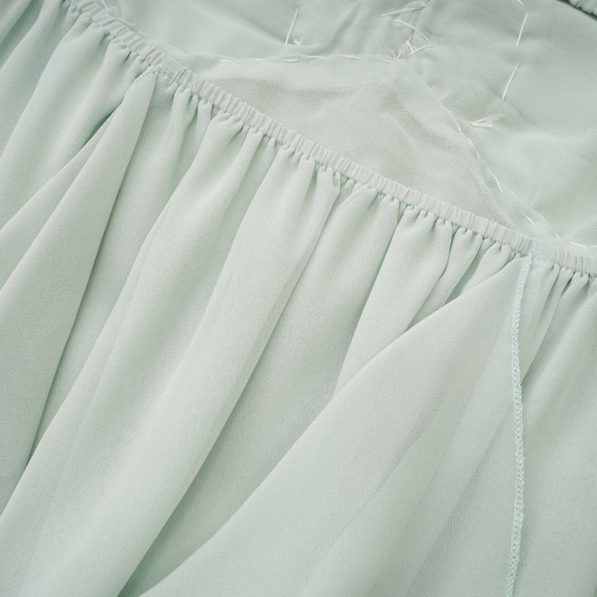 SNY07864 SALILAH EMBELLISHED RUFFLED COCKTAIL DRESS