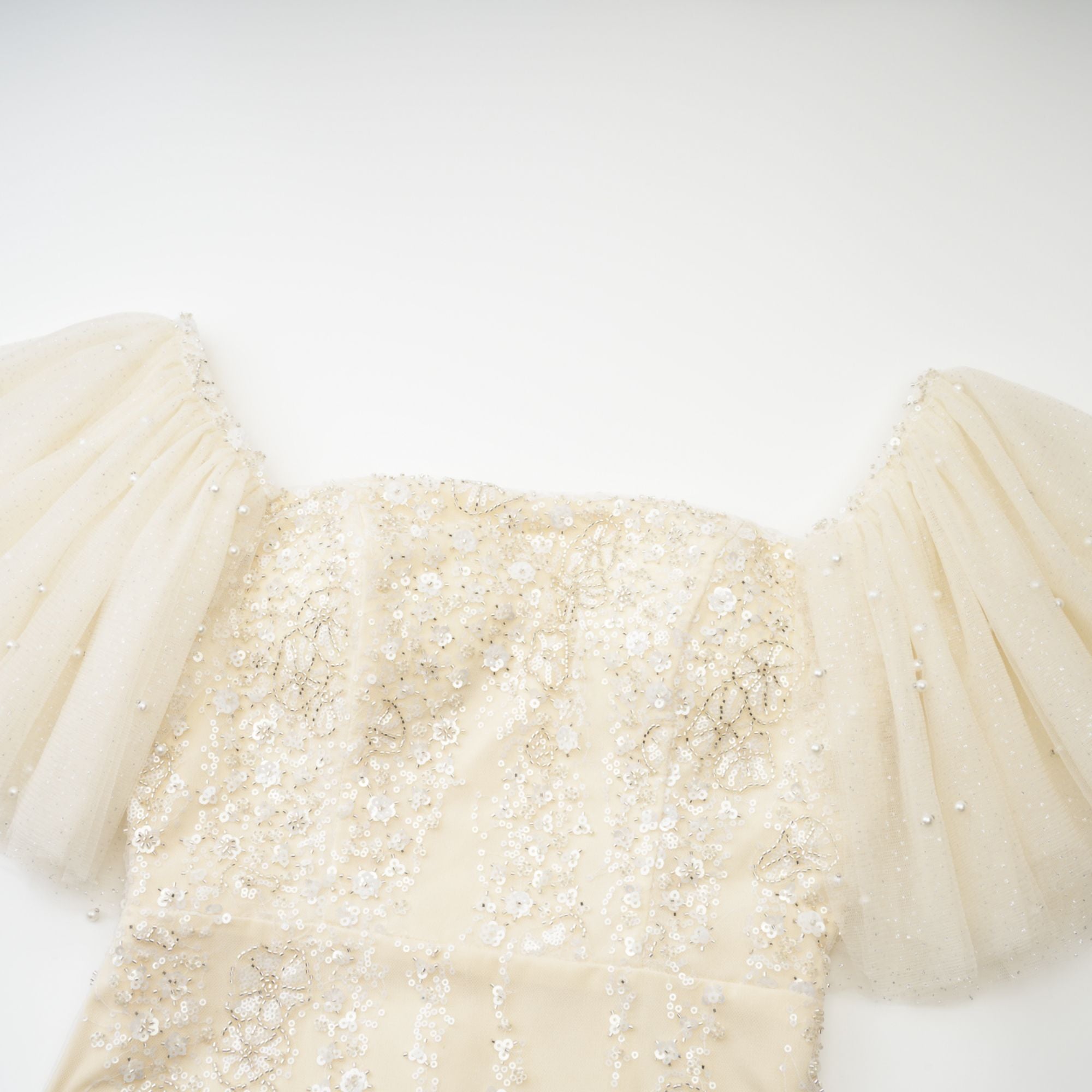 COLINE SEQUIN MESH PARTY DRESS