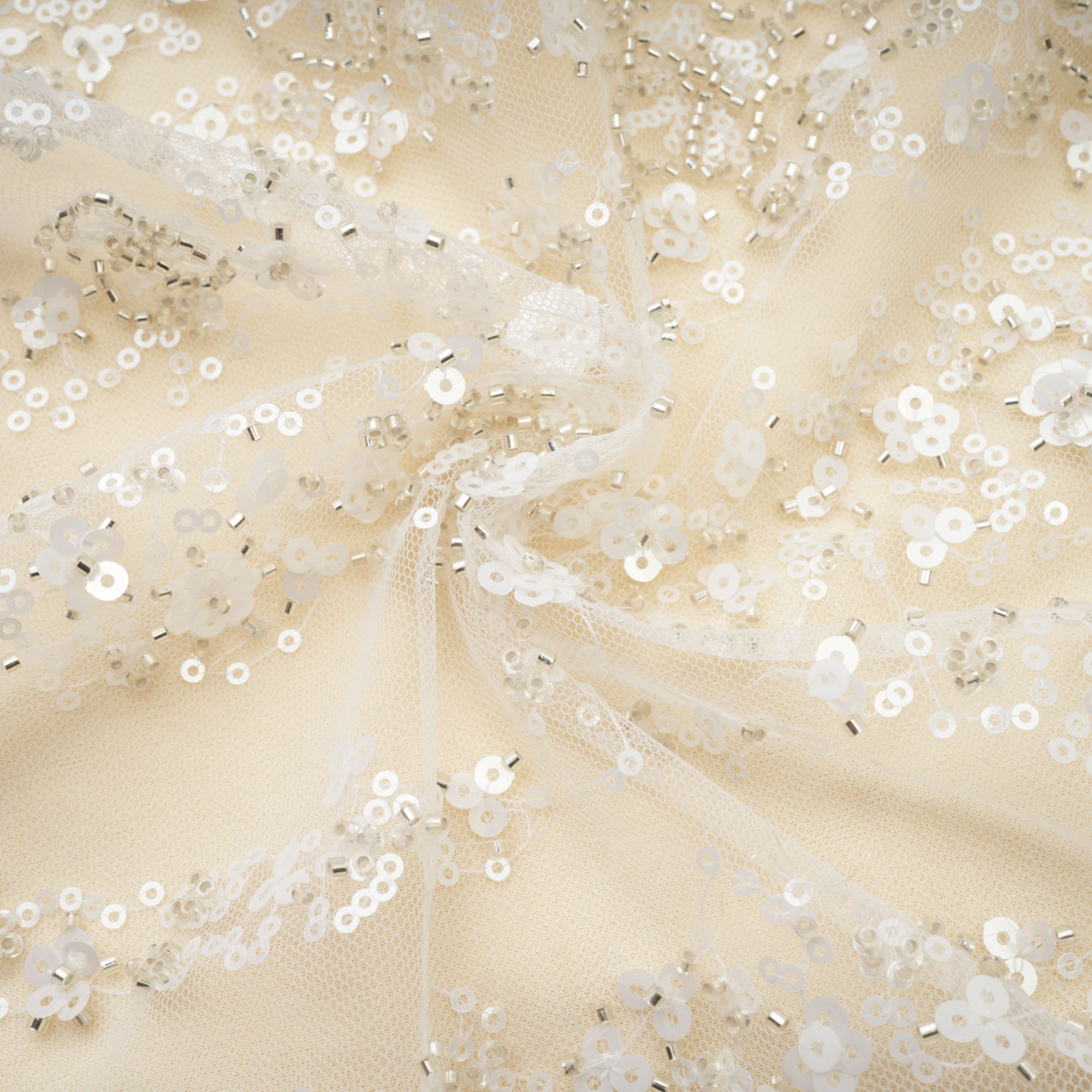 COLINE SEQUIN MESH PARTY DRESS
