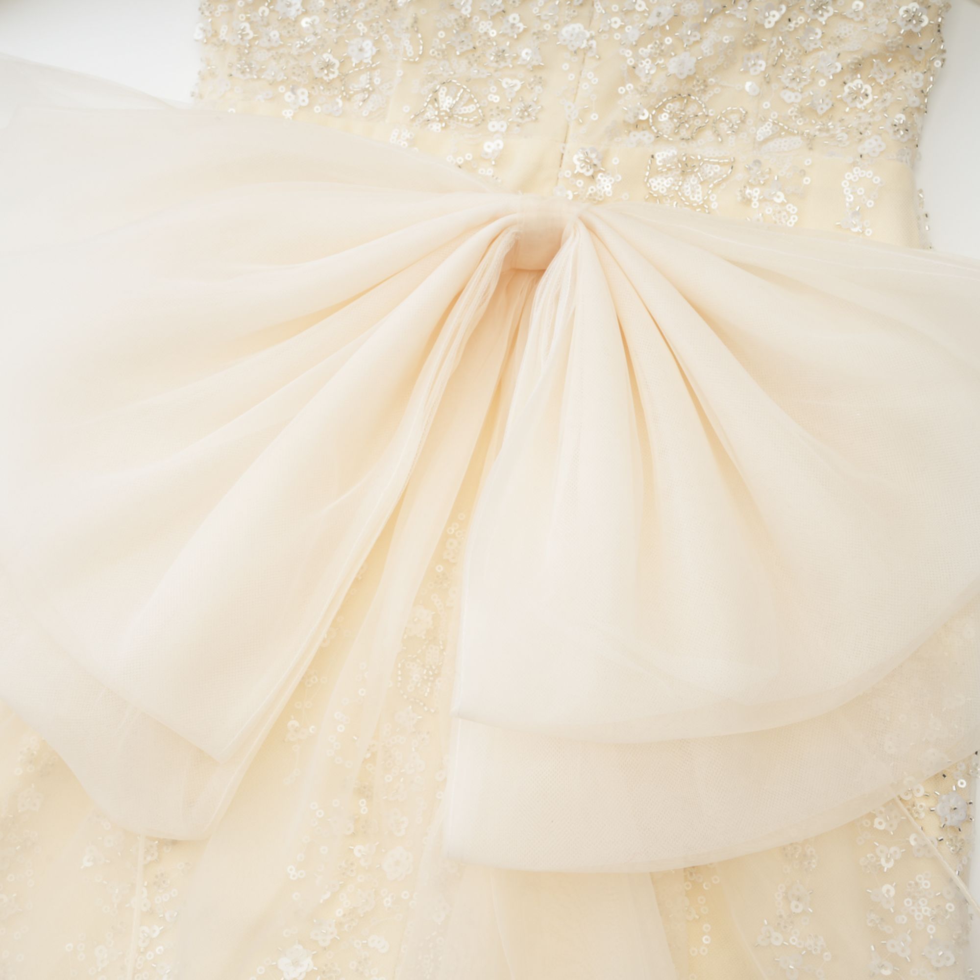 COLINE SEQUIN MESH PARTY DRESS