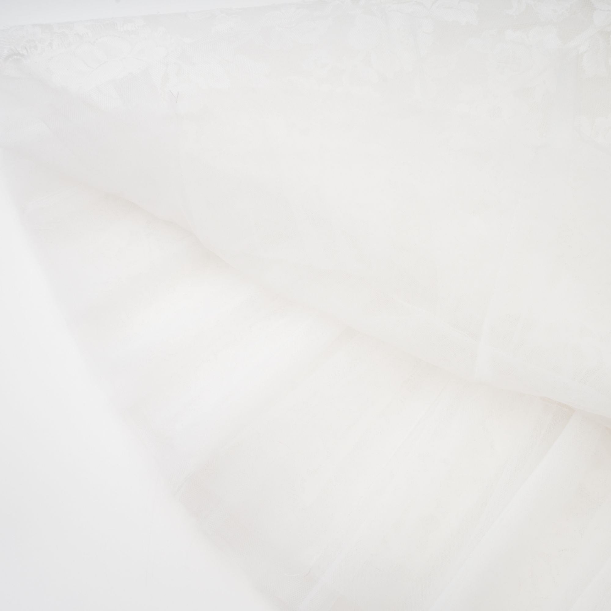 LANETTA GUIPURE LACE TULLE SKIRT DRESS FOR WEDDING