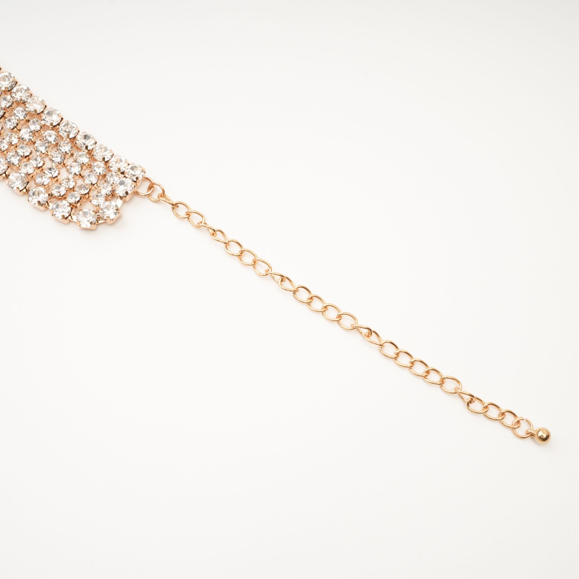 ROSALEE CRYSTAL LAYERED NECKLACE FOR WEDDING