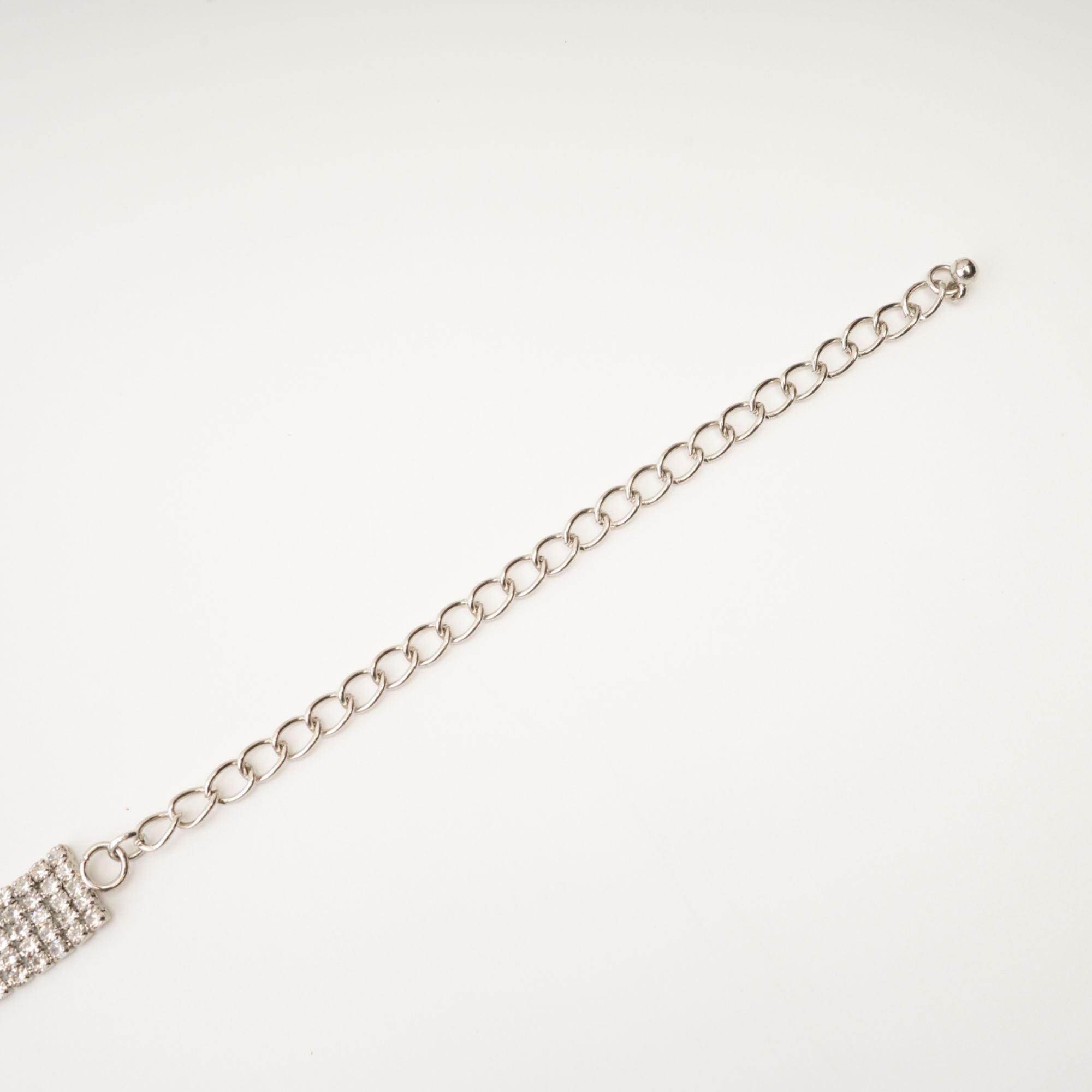 NATASSIA FRINGED CRYSTAL NECKLACE FOR EVENING