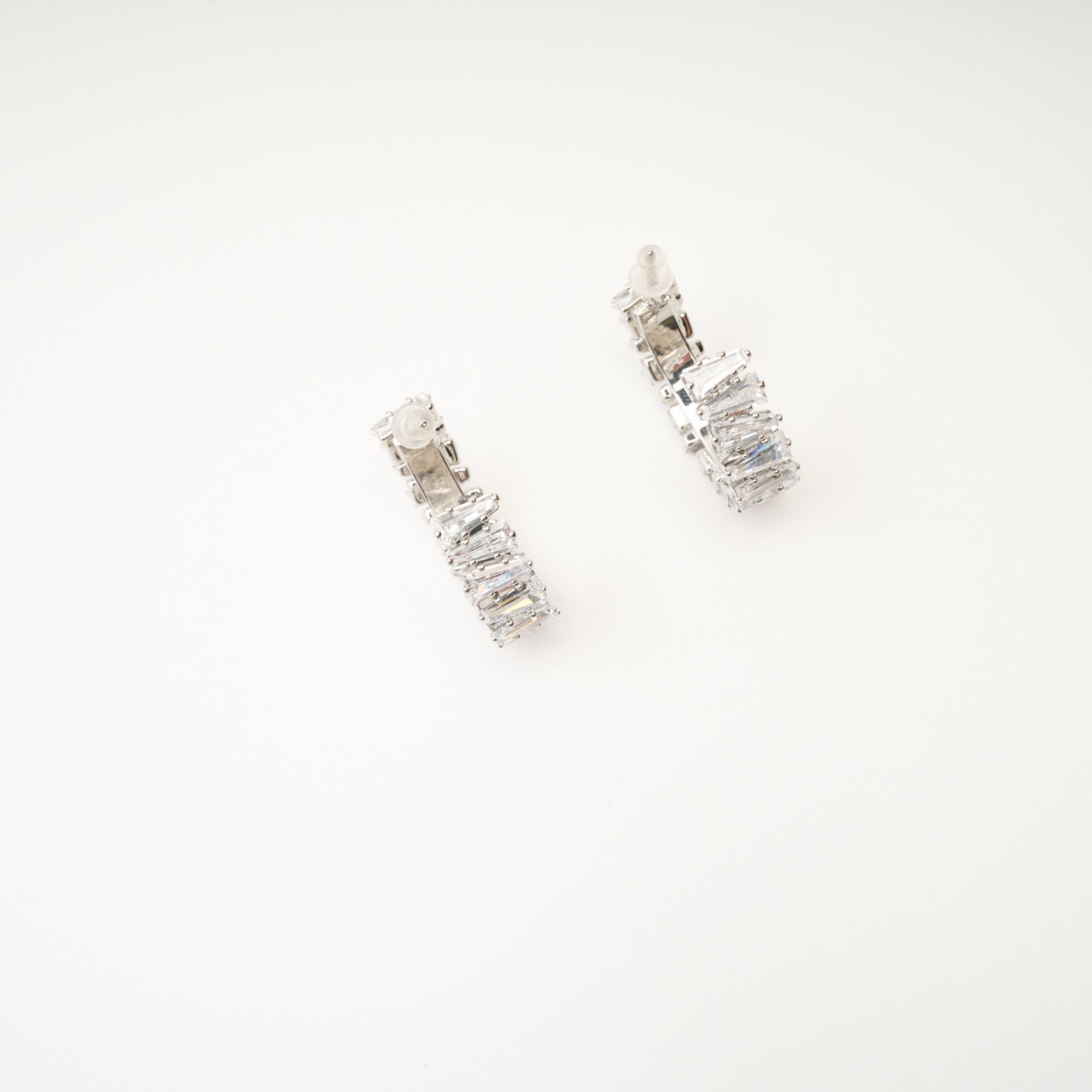CRYSTAL HOOP EARRINGS FOR WEDDING PARTY GLAM