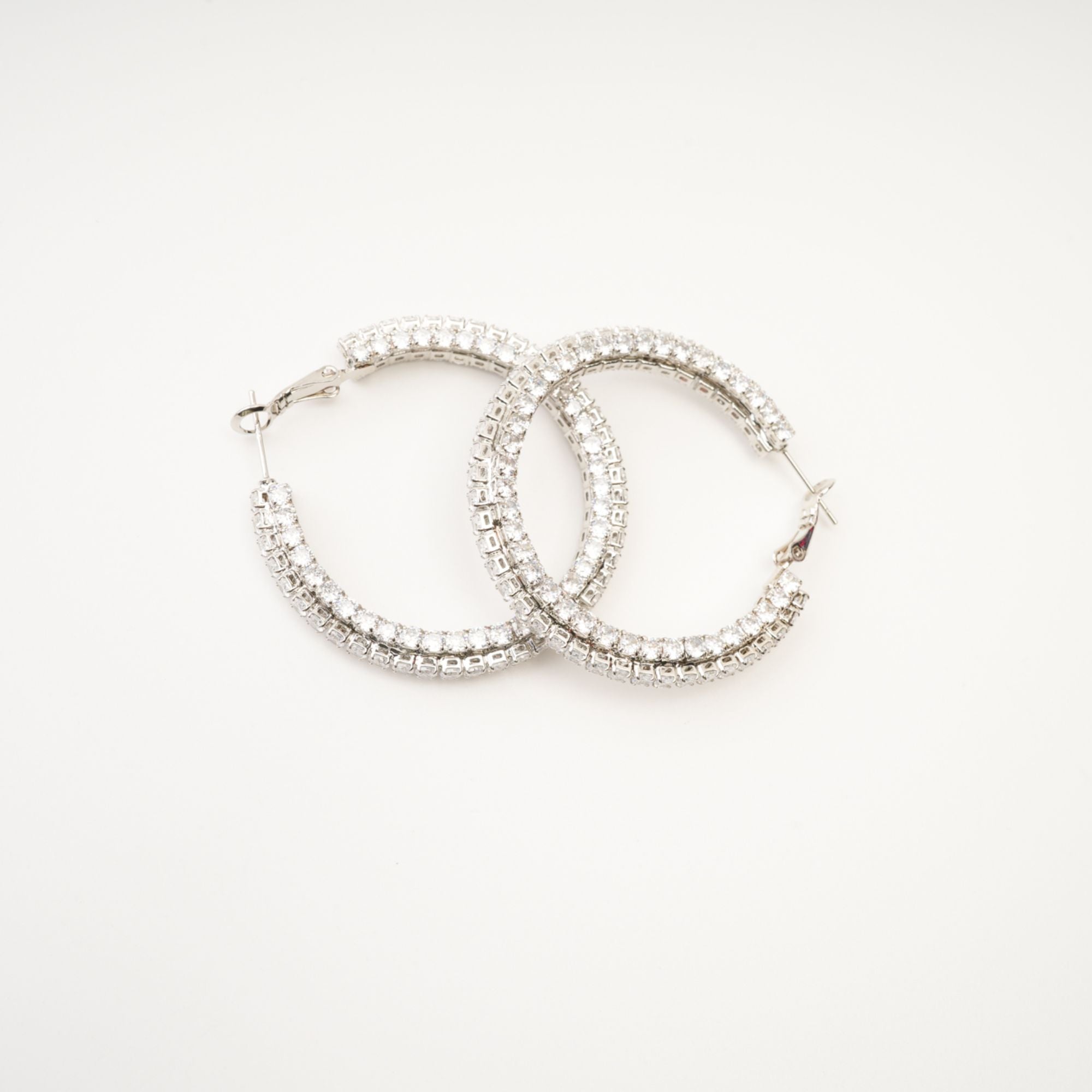 SAIRA CRYSTAL CIRCLE DROP EARRINGS FOR WEDDING