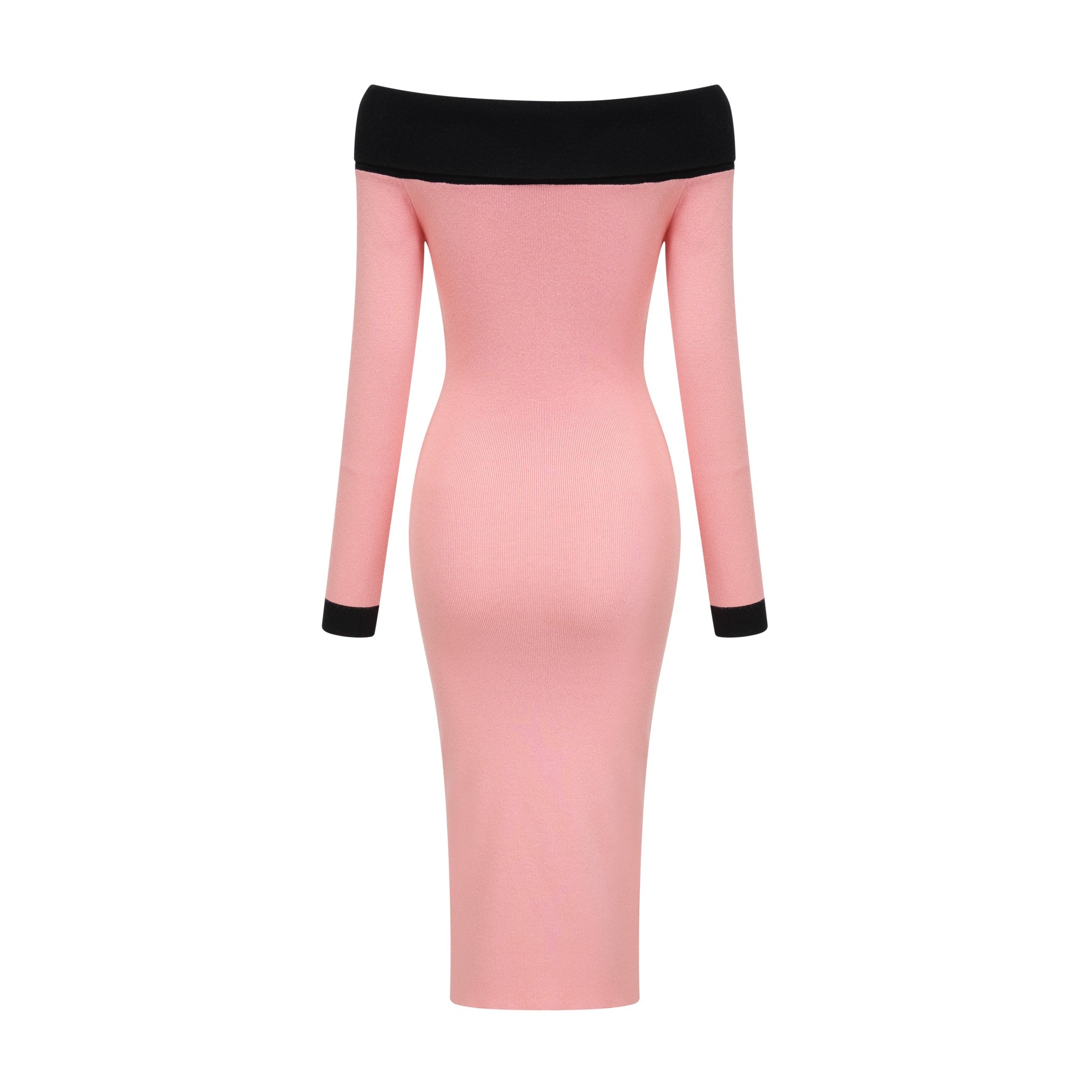 SNY08472 CARINE PINK MIDI DRESS FOR WEDDING GUEST