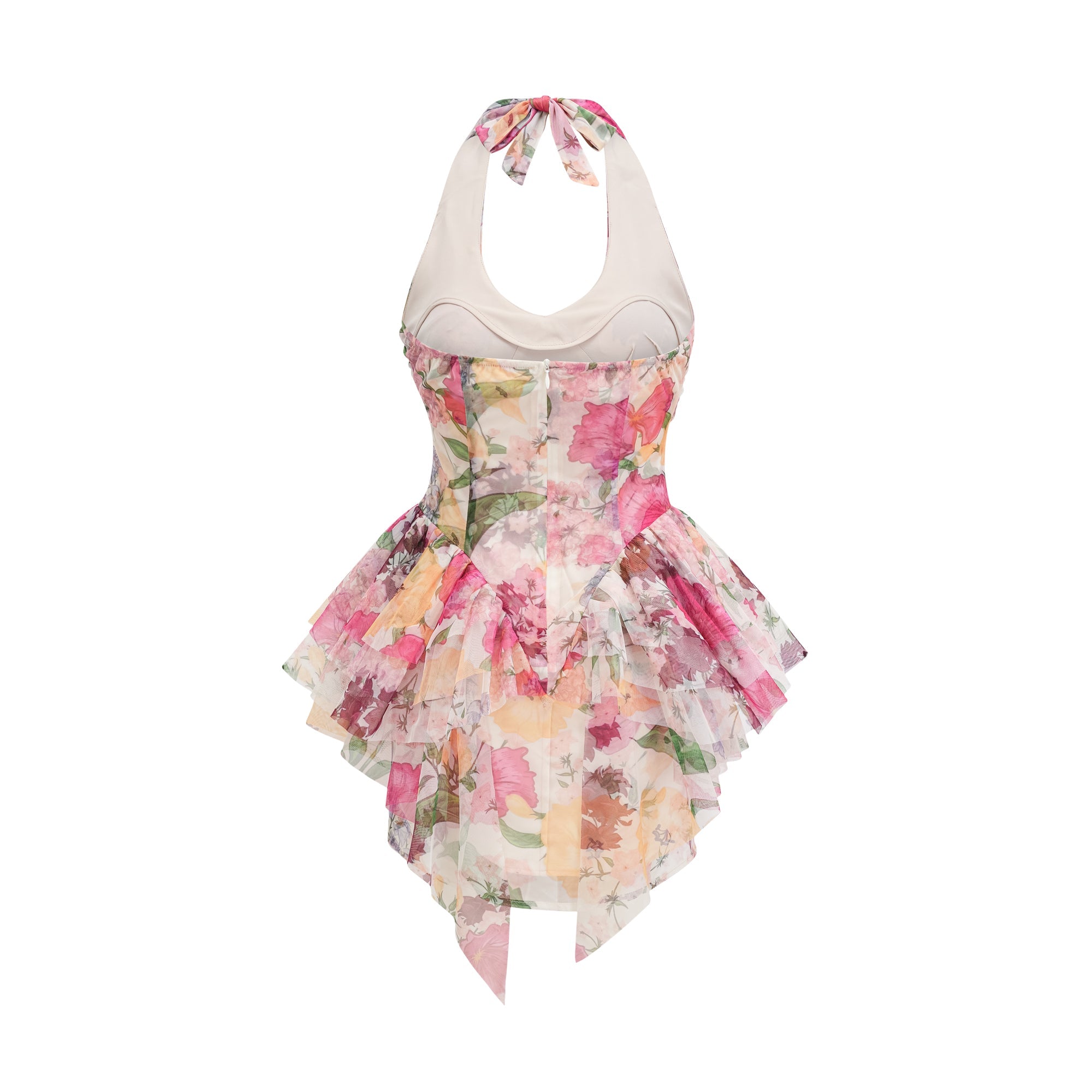SUZETTE FLORAL MINI DRESS FOR PARTY