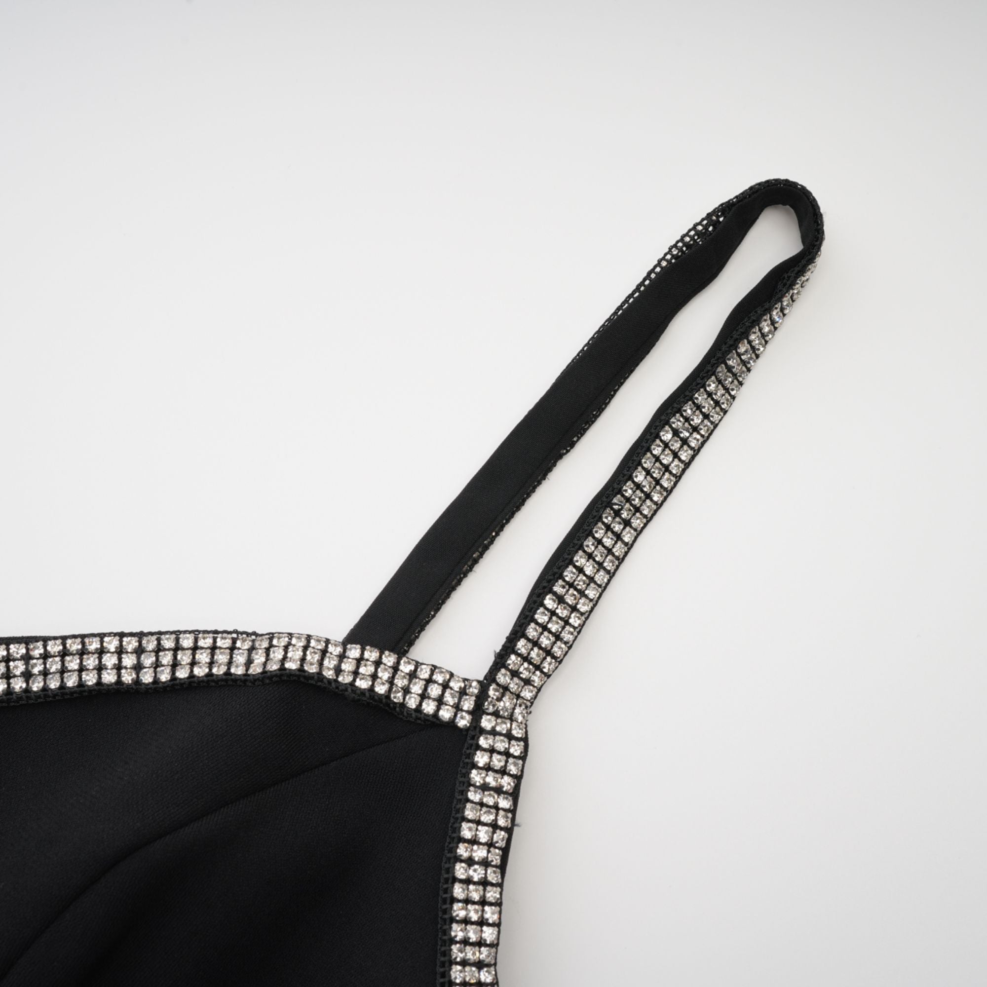 CLÉMENCE EMBELLISHED FEATHER MINI DRESS