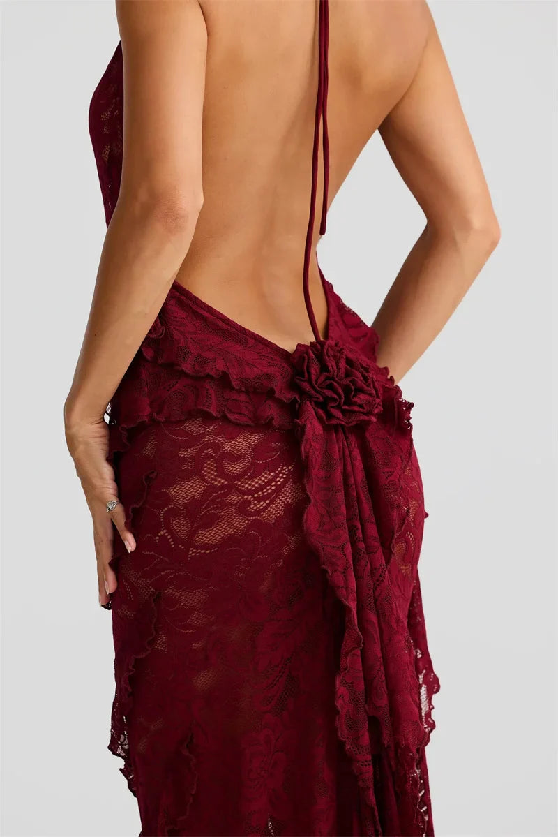 KALEIGH MAXI DRESS - ELEGANT A-LINE FOR WEDDING GUEST