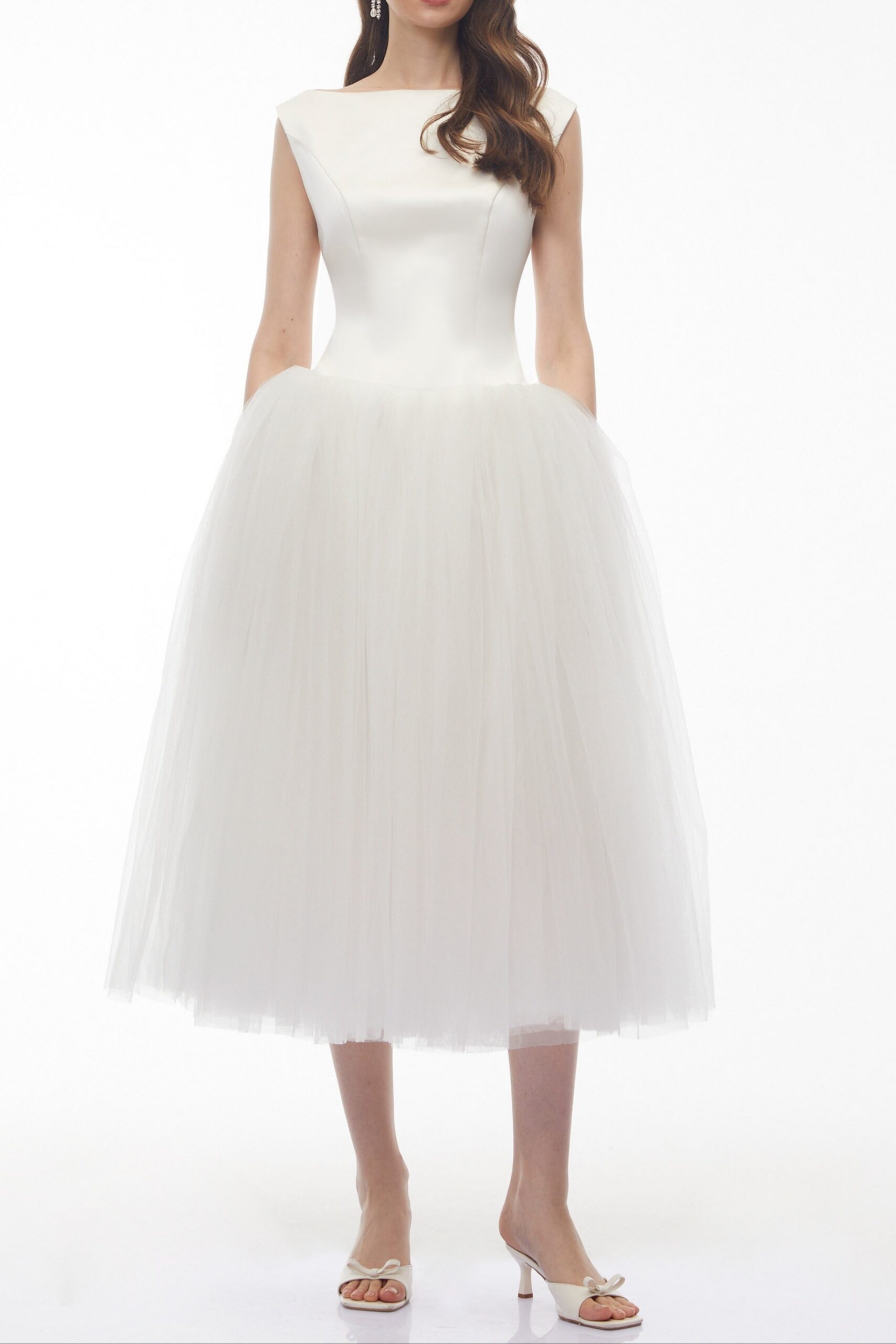SalmaWhitePleatedFlaredMidiDress_1_7f8e3466-4e8e-4965-a463-d637c9bf2e58 SALMA WHITE PLEATED MIDI DRESS | FLARED A-LINE