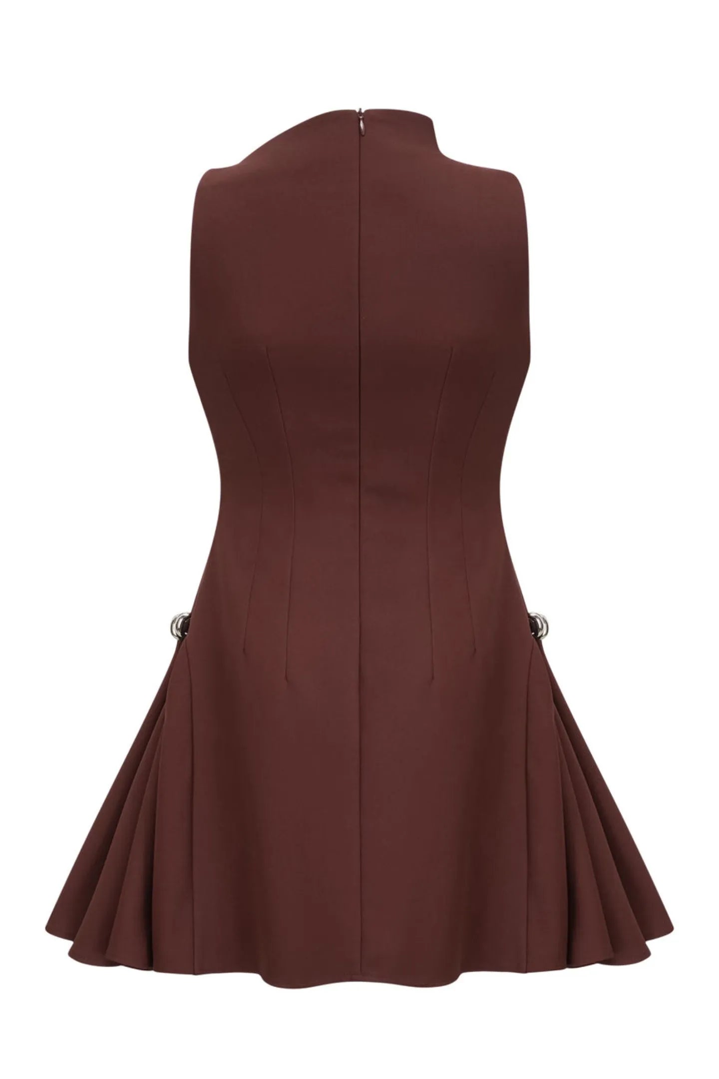 ASYMMETRICAL FLARED MINI DRESS FOR PARTY