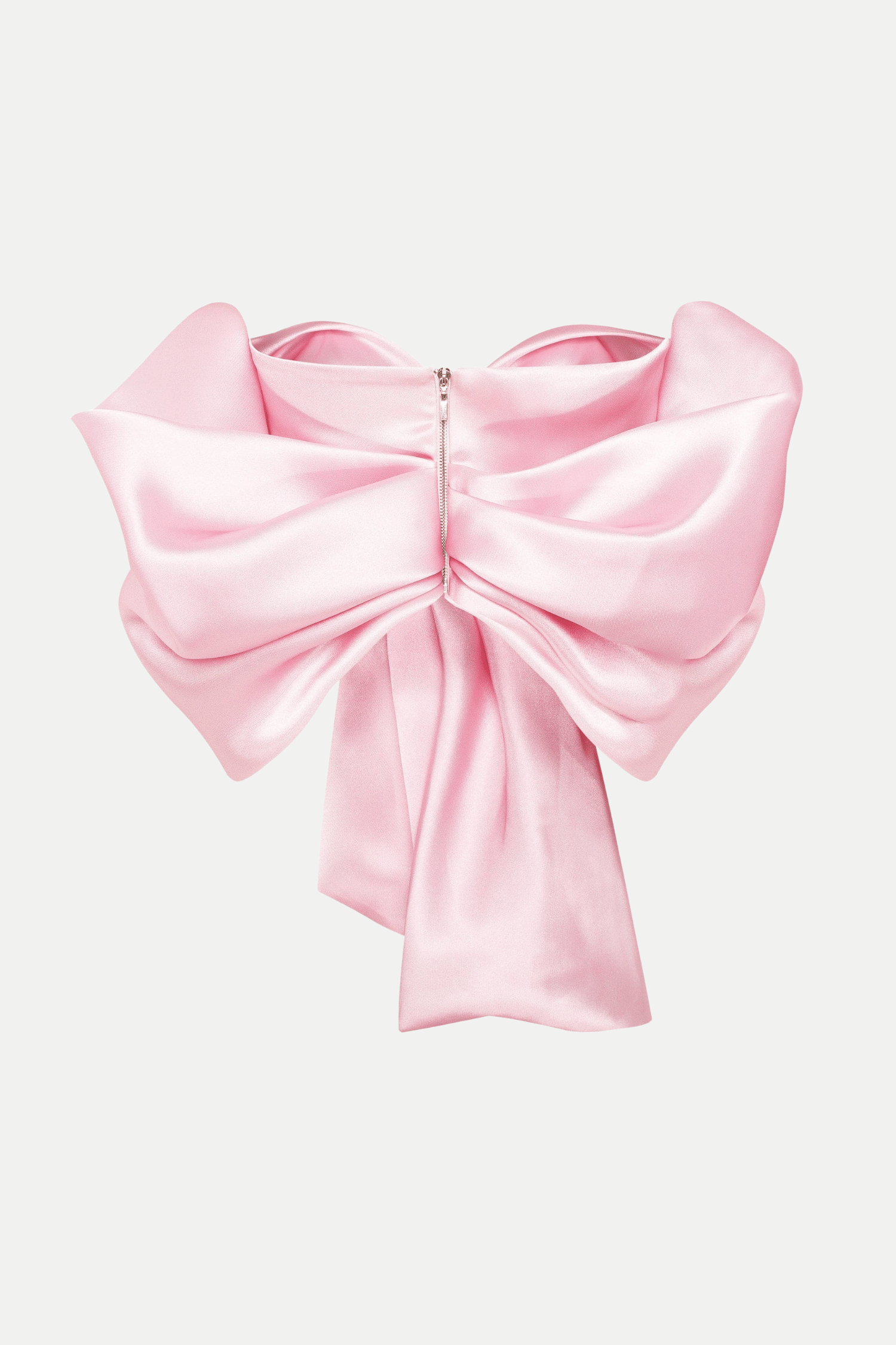 SATIN OFF-SHOULDER TOP, BOW DETAIL, WOMEN'S EVENING