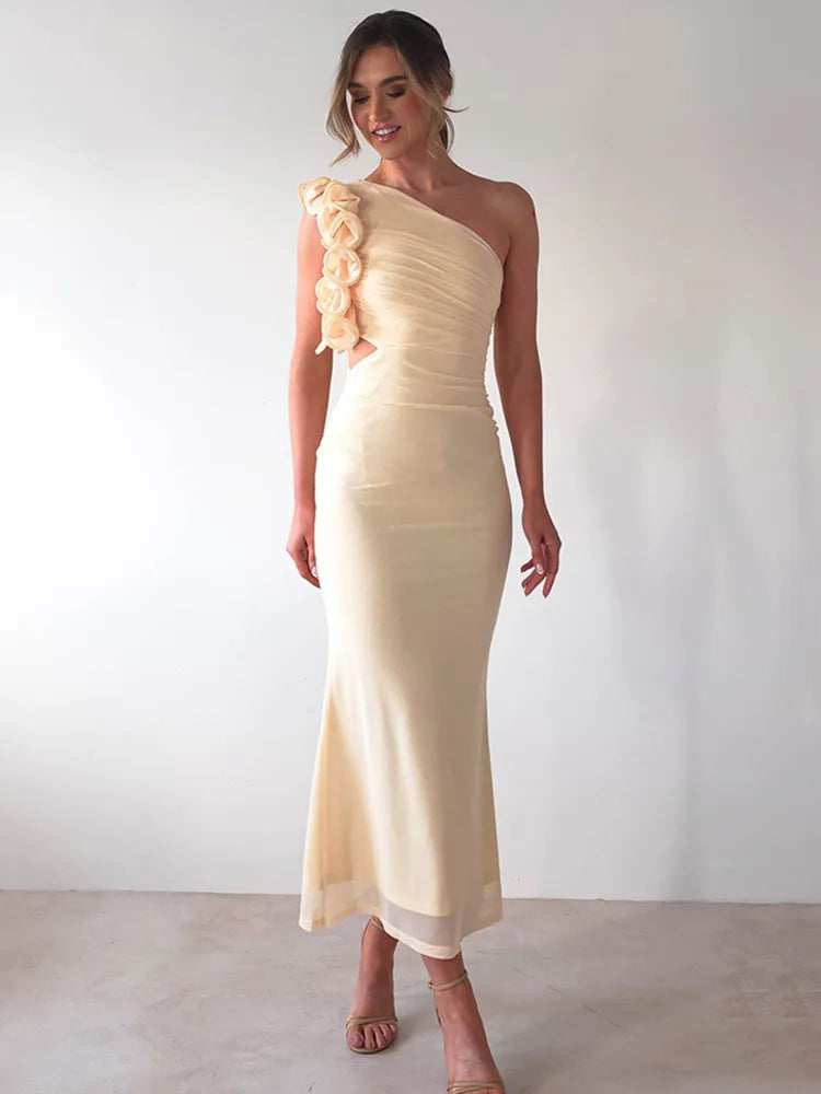 ASHLEIGH MAXI DRESS - ELEGANT A-LINE FOR WEDDINGS
