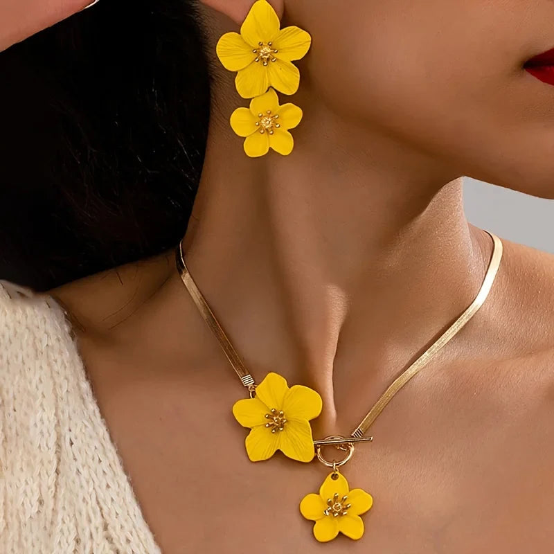 GLAM MELANY JEWELRY SET FOR EVENING PARTY