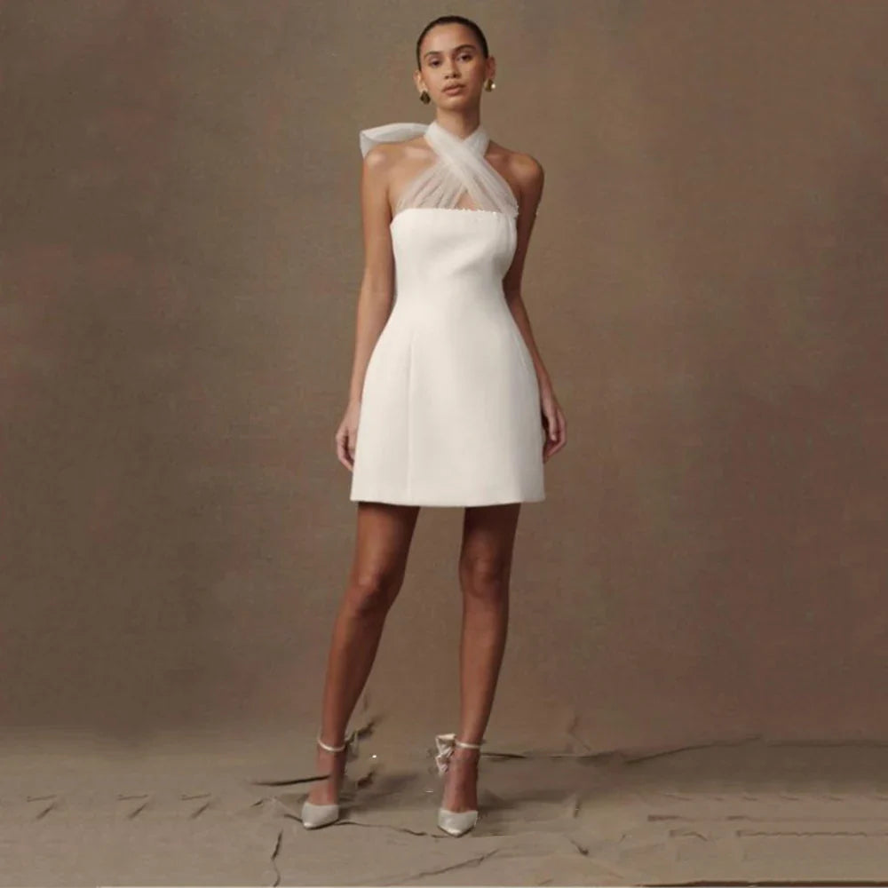 AMIRA MINI DRESS, SATIN, COCKTAIL PARTY
