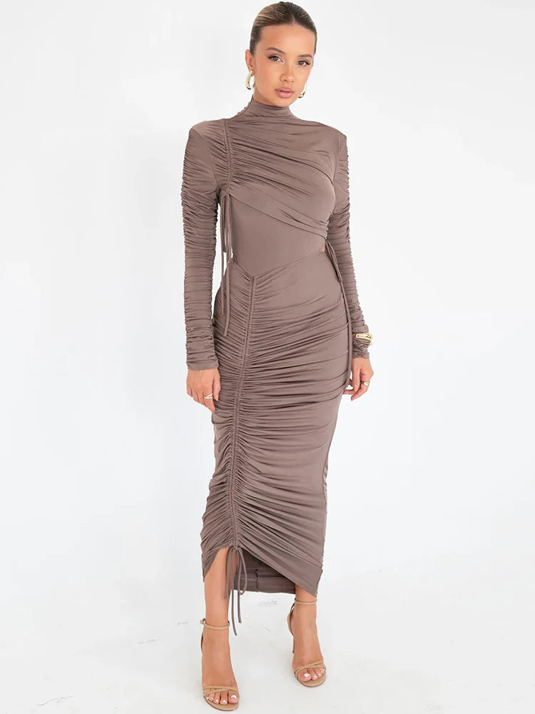 JENNIFER MAXI DRESS FOR WEDDING GUEST ELEGANT