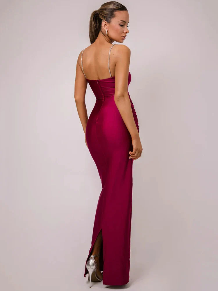 ABRIL MAXI DRESS, ELEGANT SILHOUETTE FOR WEDDINGS