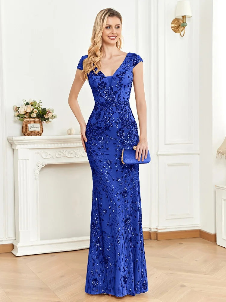 RYANN MAXI DRESS, A-LINE, WEDDING GUEST