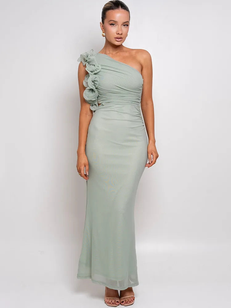 ASHLEIGH MAXI DRESS - ELEGANT A-LINE FOR WEDDINGS