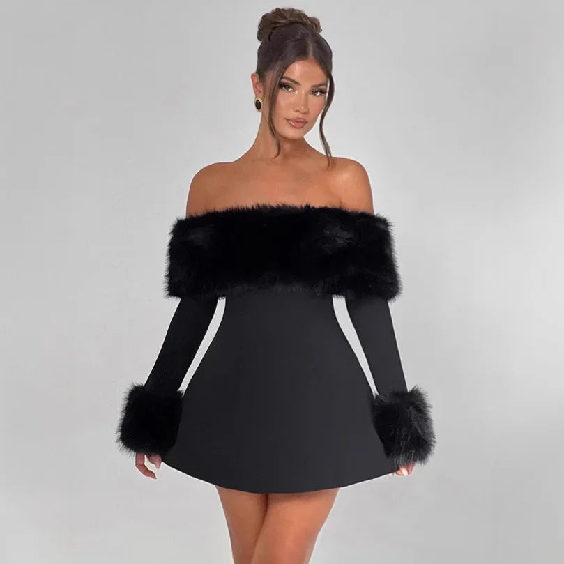 MYLEE MINI DRESS, FIT & FLARE COCKTAIL