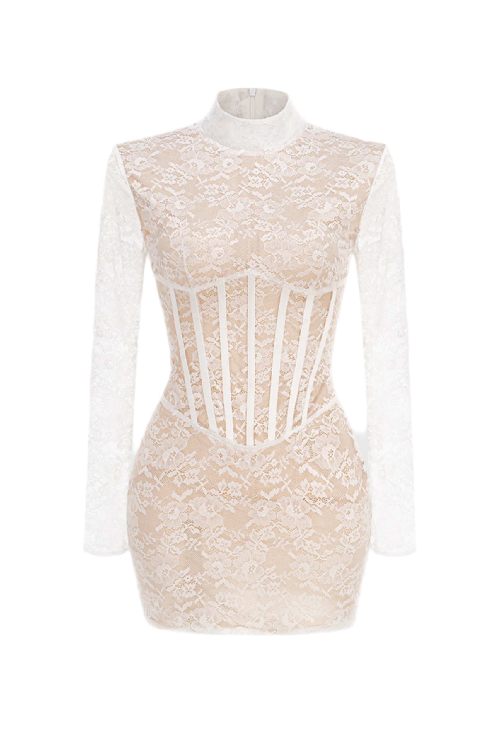 LACE CORSET BODYCON MINI DRESS FOR PARTY