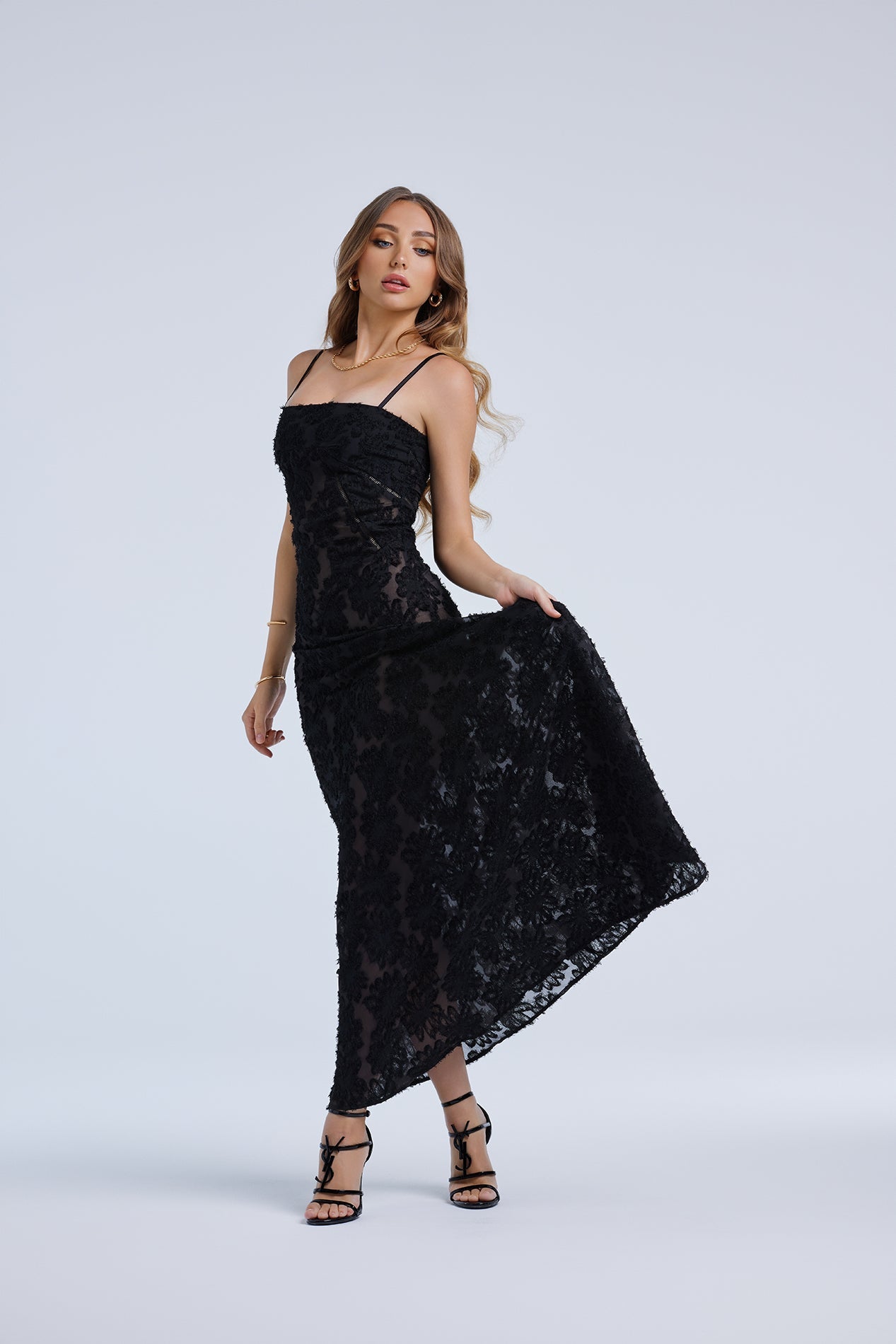 SERENA FLORAL MAXI DRESS FOR WEDDING GUEST