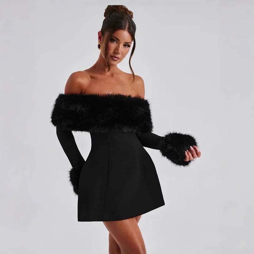 MYLEE MINI DRESS, FIT & FLARE COCKTAIL