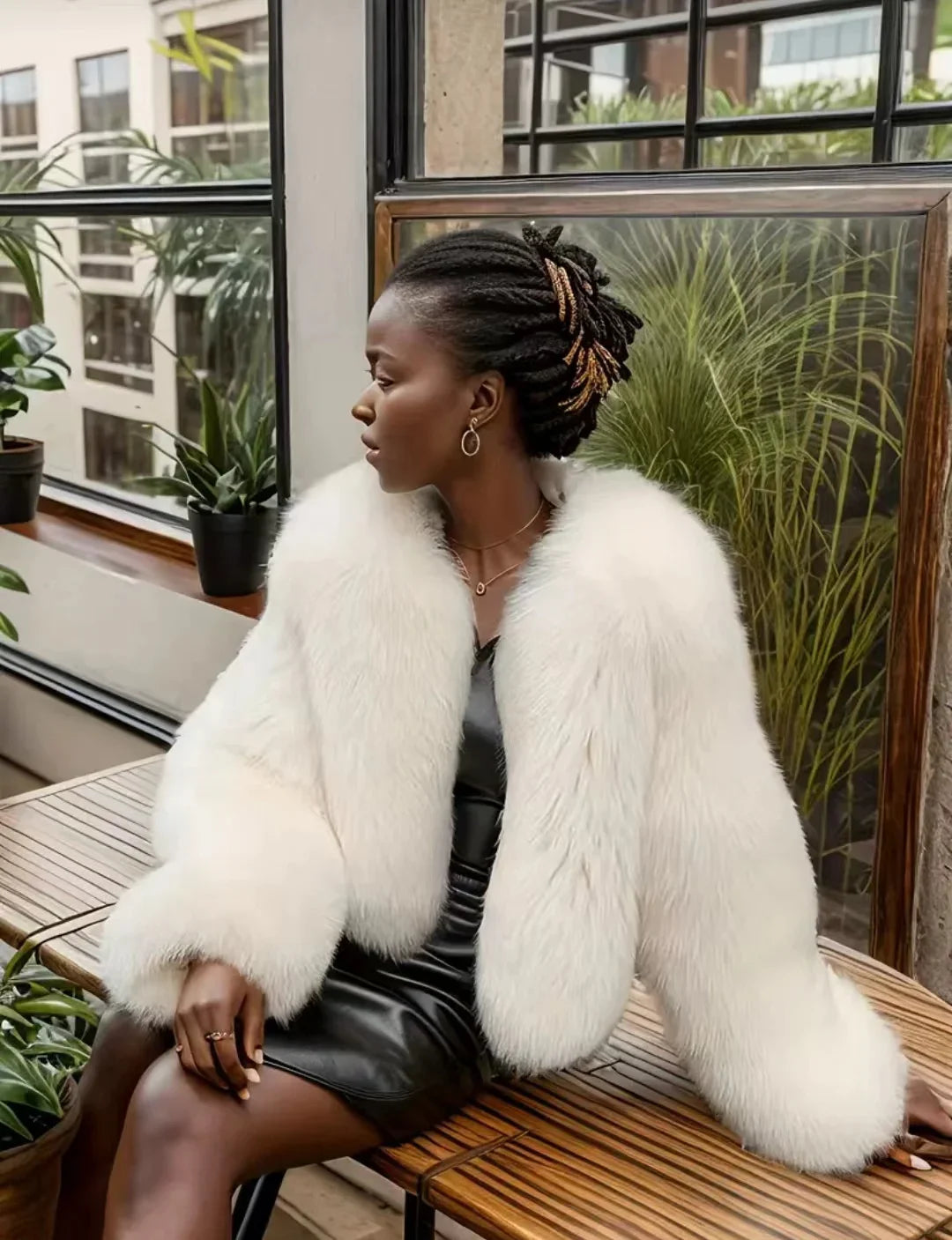 CRISTINA FAUX FUR COAT: LUXE OVERSIZED WINTER OUTERWEAR