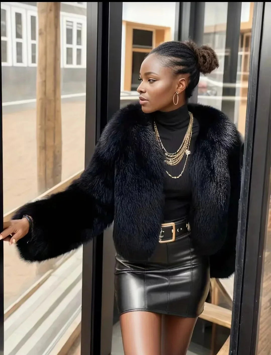 CRISTINA FAUX FUR COAT: LUXE OVERSIZED WINTER OUTERWEAR