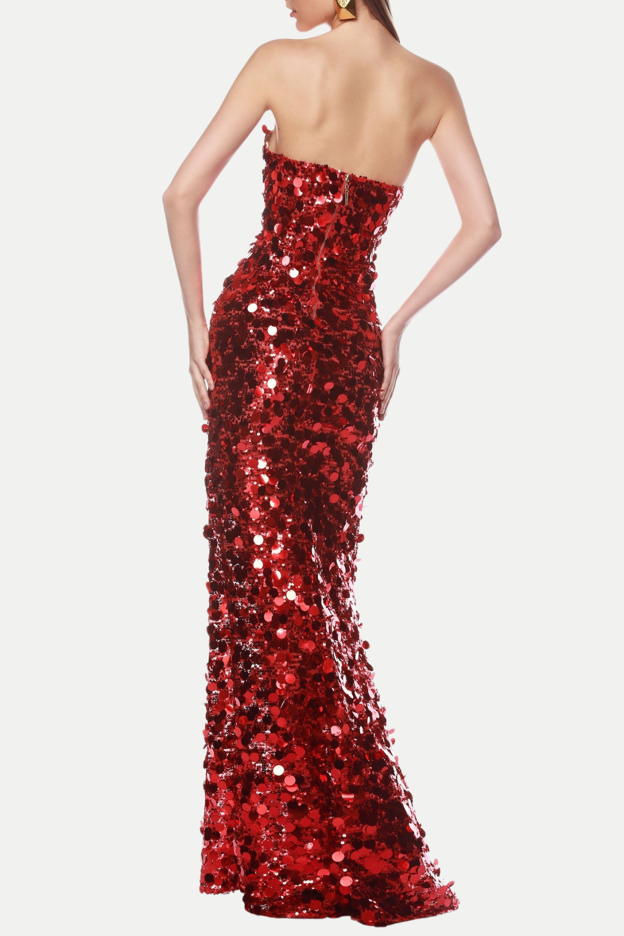SHIVA STRAPLESS SEQUIN MAXI GOWN PARTY