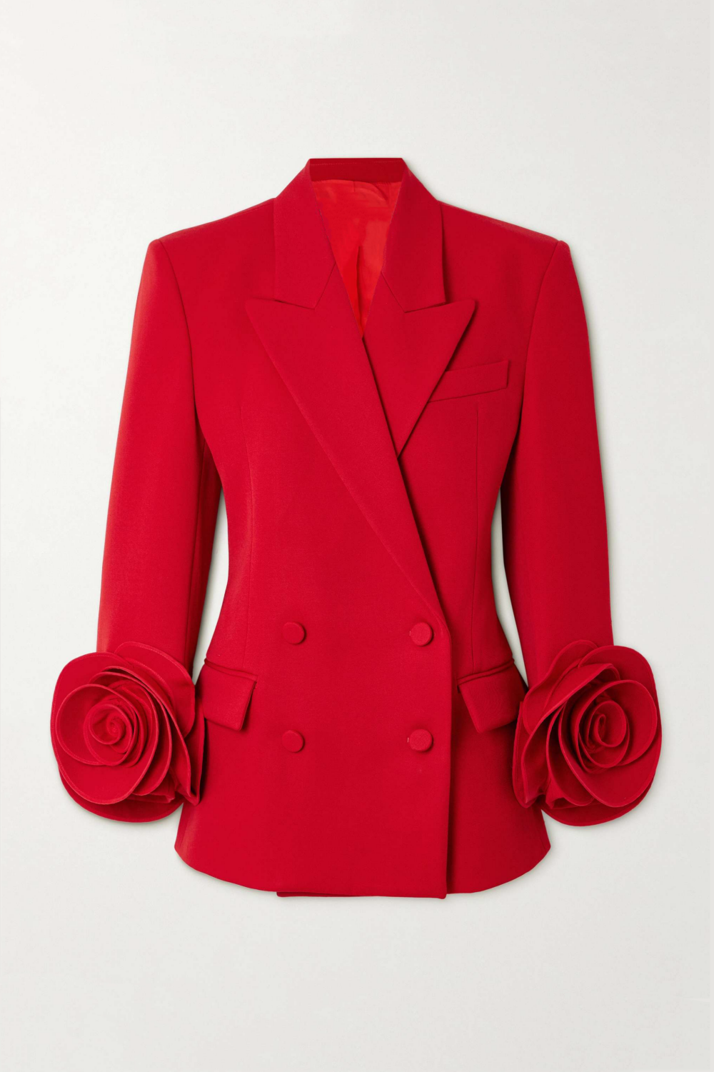 SOPHIA ROSE APPLIQUÉ BLAZER RED EVENING