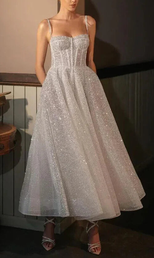 PAULINA MAXI DRESS - ELEGANT A-LINE COCKTAIL