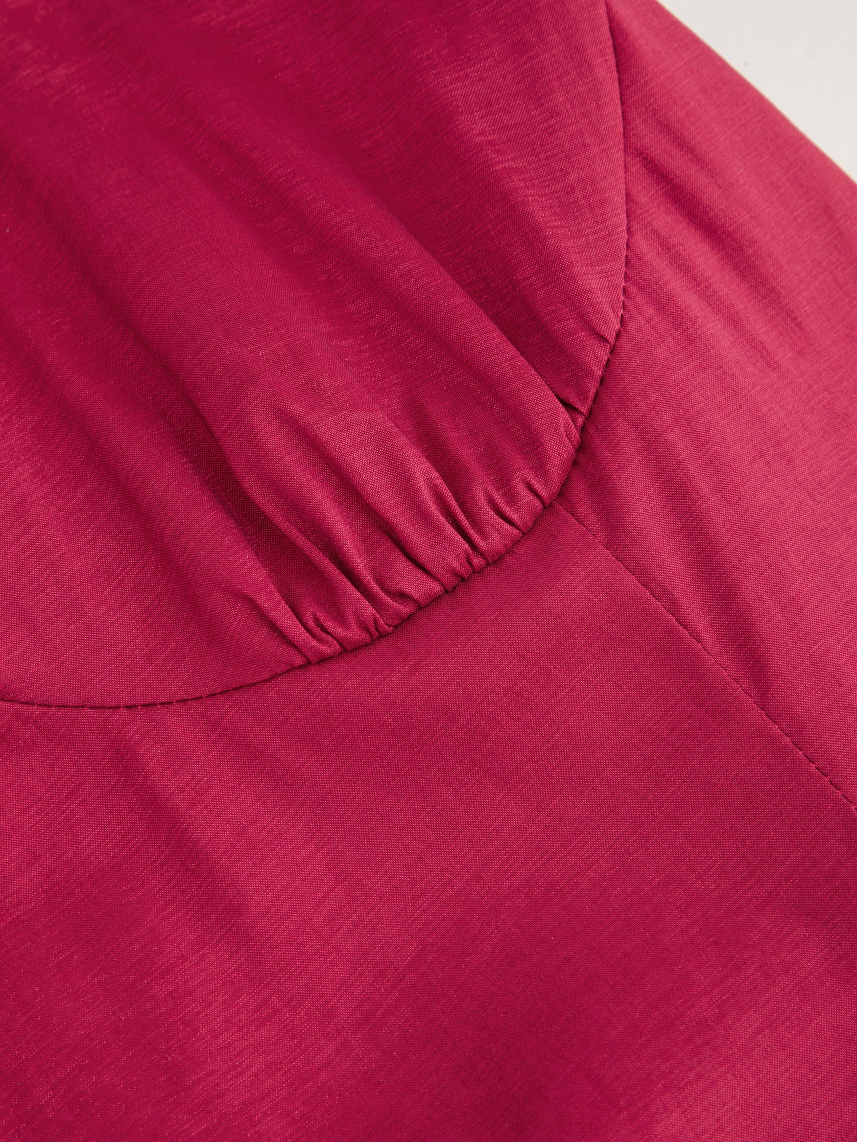 SQUARE NECK BOWKNOT RED MINI DRESS FOR PARTY
