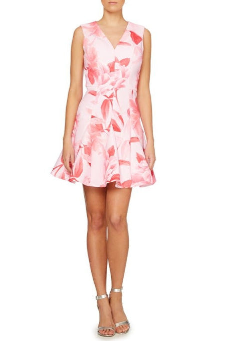 TB14006JFXXXXbUXFXXXXXXXXXX__0-item_pic SHERRY PINK FLORAL V-NECK MINI DRESS
