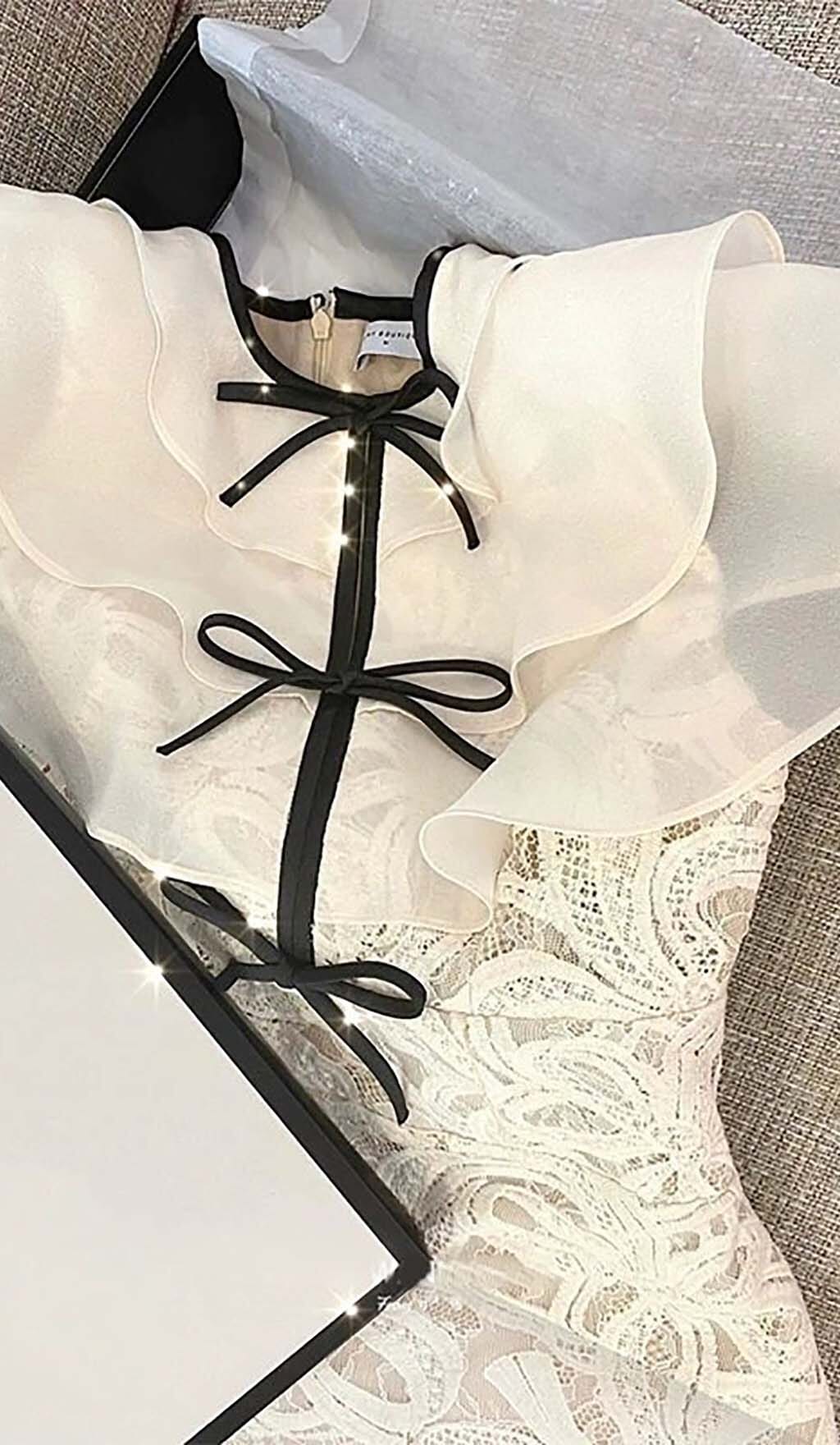 TIERED-NECK-MINI-DRESS-IN-WHITE-STYLE-OF-CB-6 WHITE TIERED NECK MINI DRESS FOR EVENTS