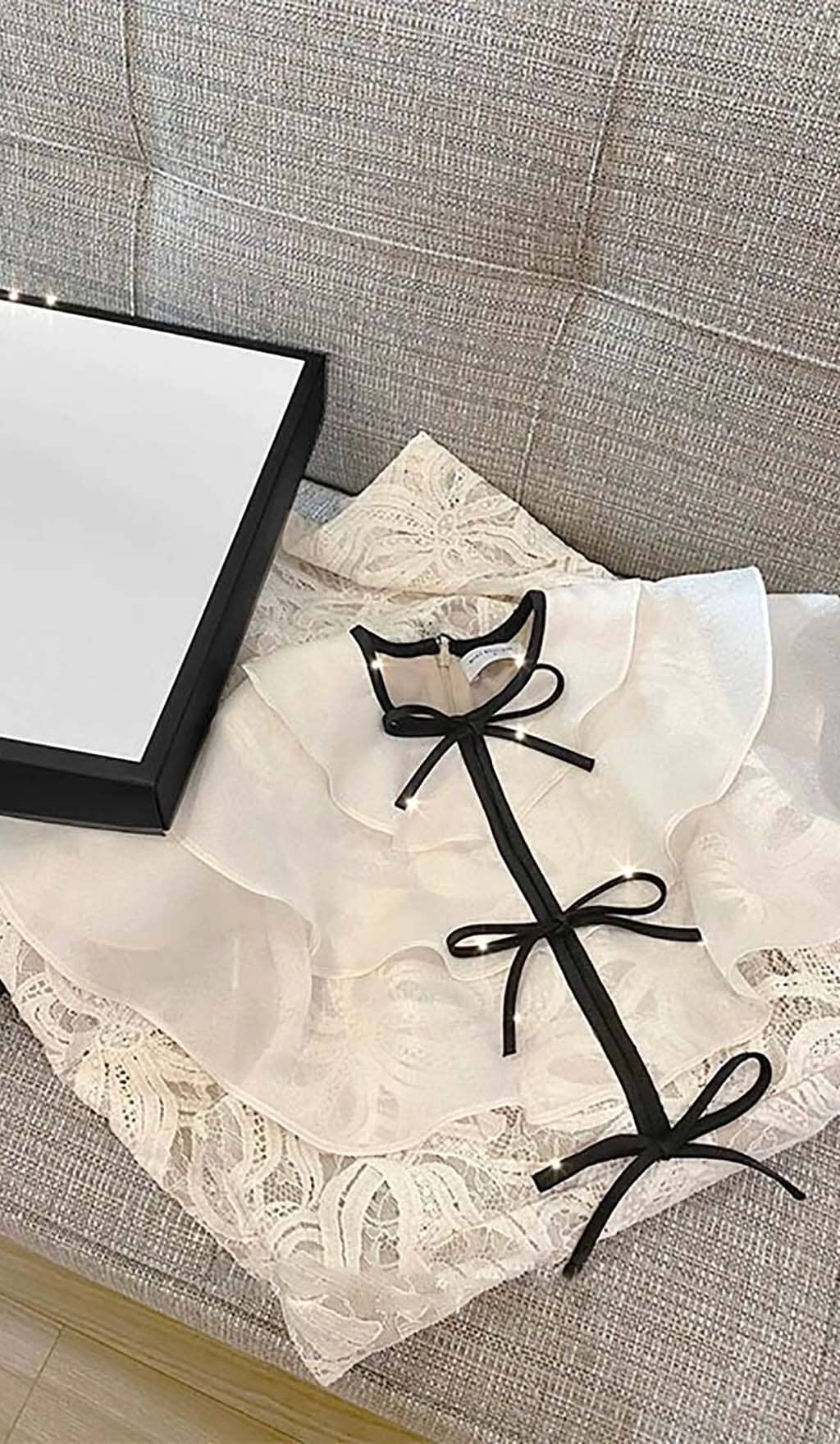 TIERED-NECK-MINI-DRESS-IN-WHITE-STYLE-OF-CB-7 WHITE TIERED NECK MINI DRESS FOR EVENTS