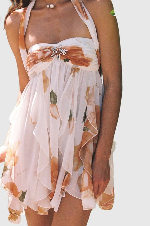 TakalaFloralHalterBacklessMiniDr TAKALA FLORAL HALTER BACKLESS MINI DRESS