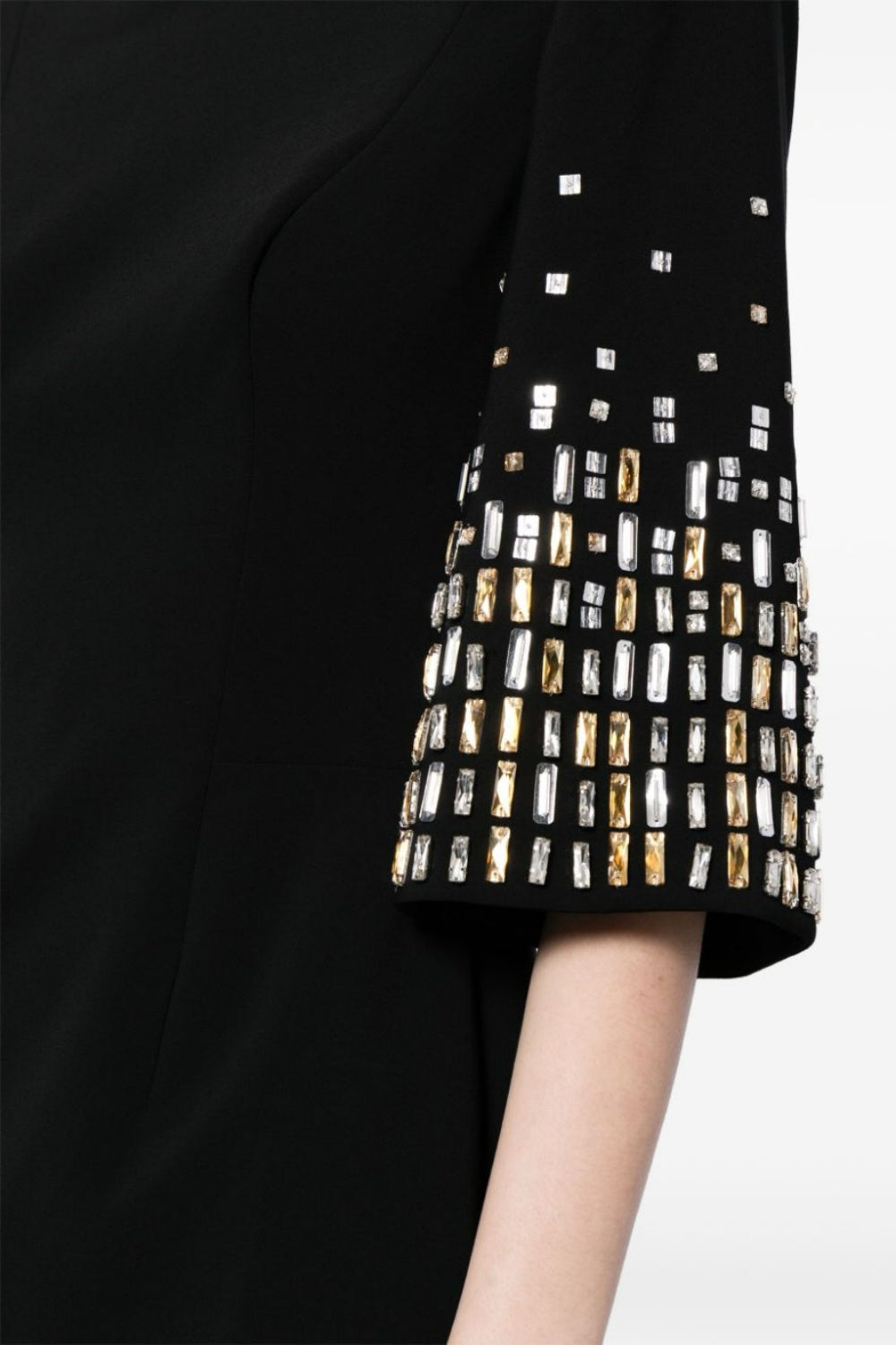 TANISHA CRYSTAL MIDI DRESS FOR WEDDING GUEST