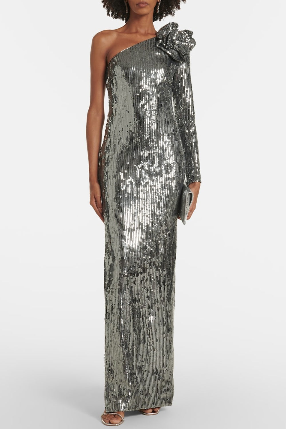 ThirzaFloralSequinOneShoulderMaxiDress6 THIRZA ONE SHOULDER SEQUIN MAXI DRESS